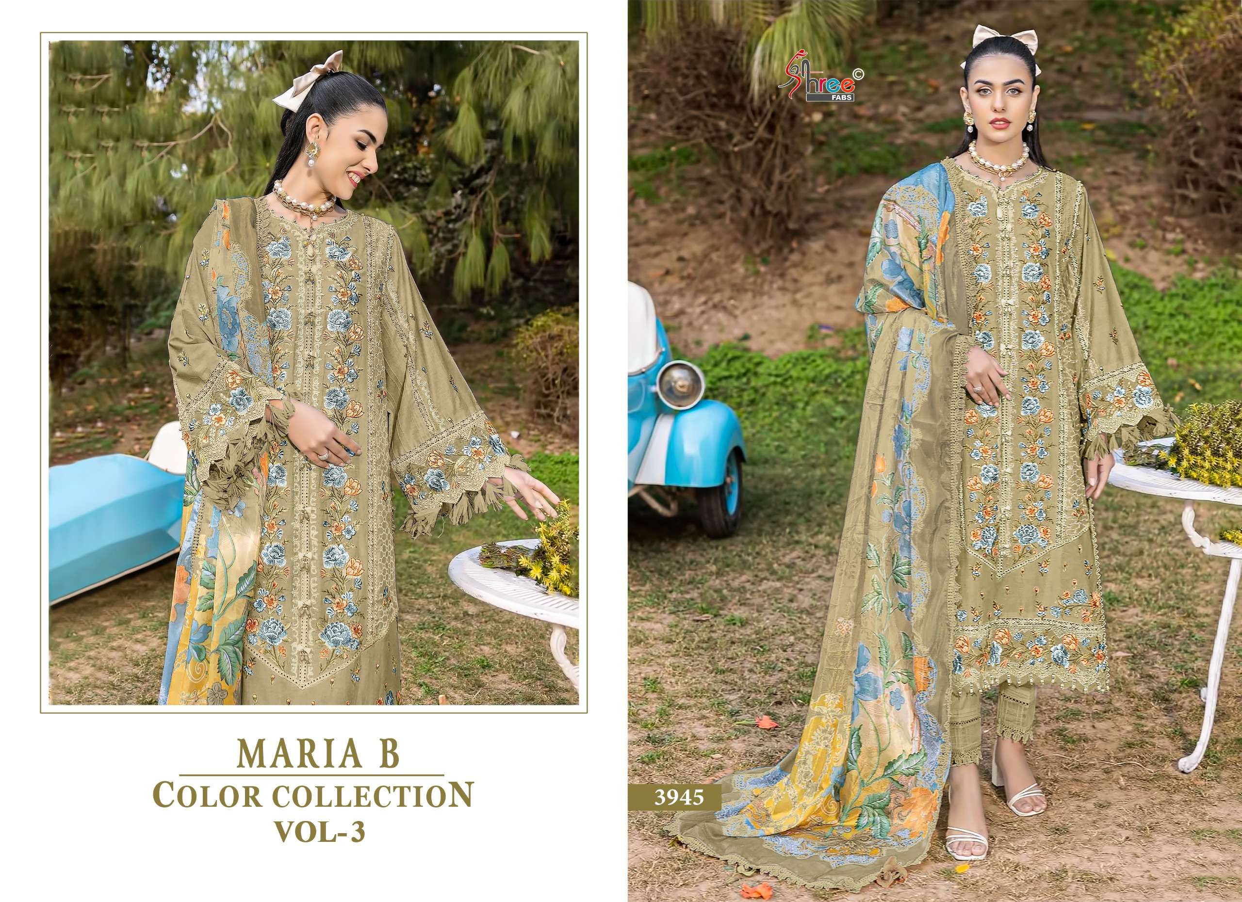 SHREE FABS MARIA B COLOUR COLLECTION VOL 3 