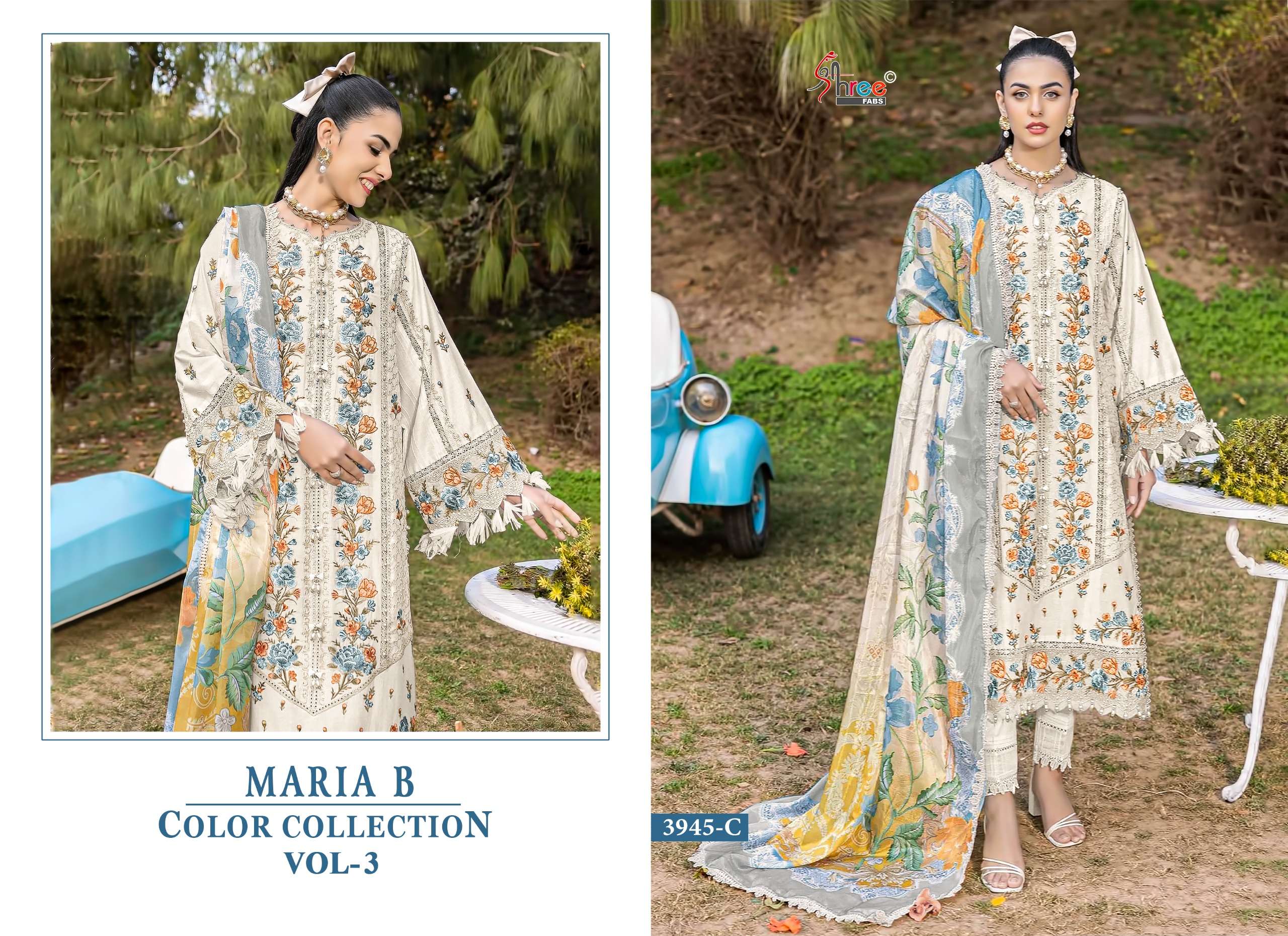 SHREE FABS MARIA B COLOUR COLLECTION VOL 3 