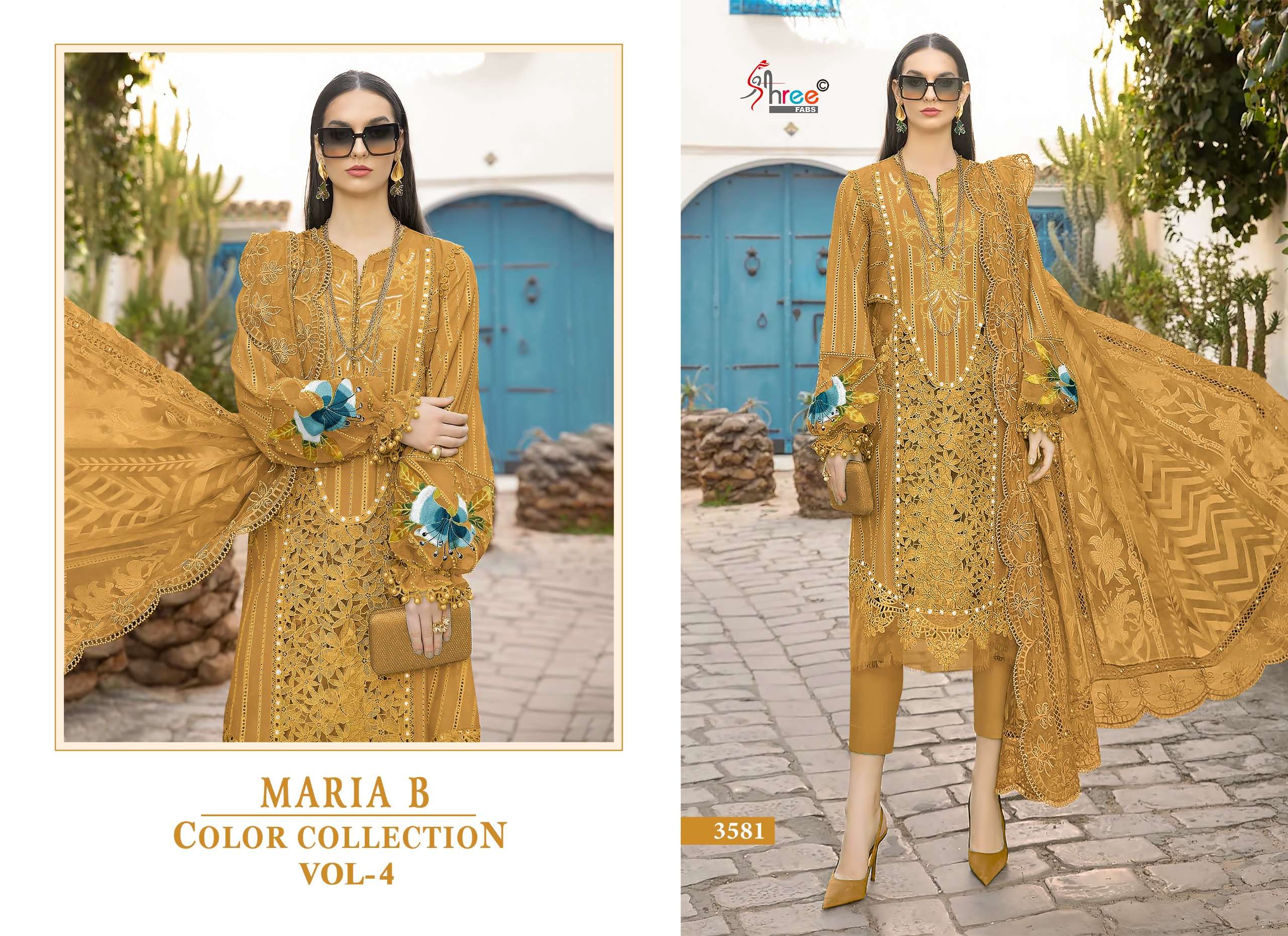 SHREE FABS MARIA B COLOUR COLLECTION VOL 4 