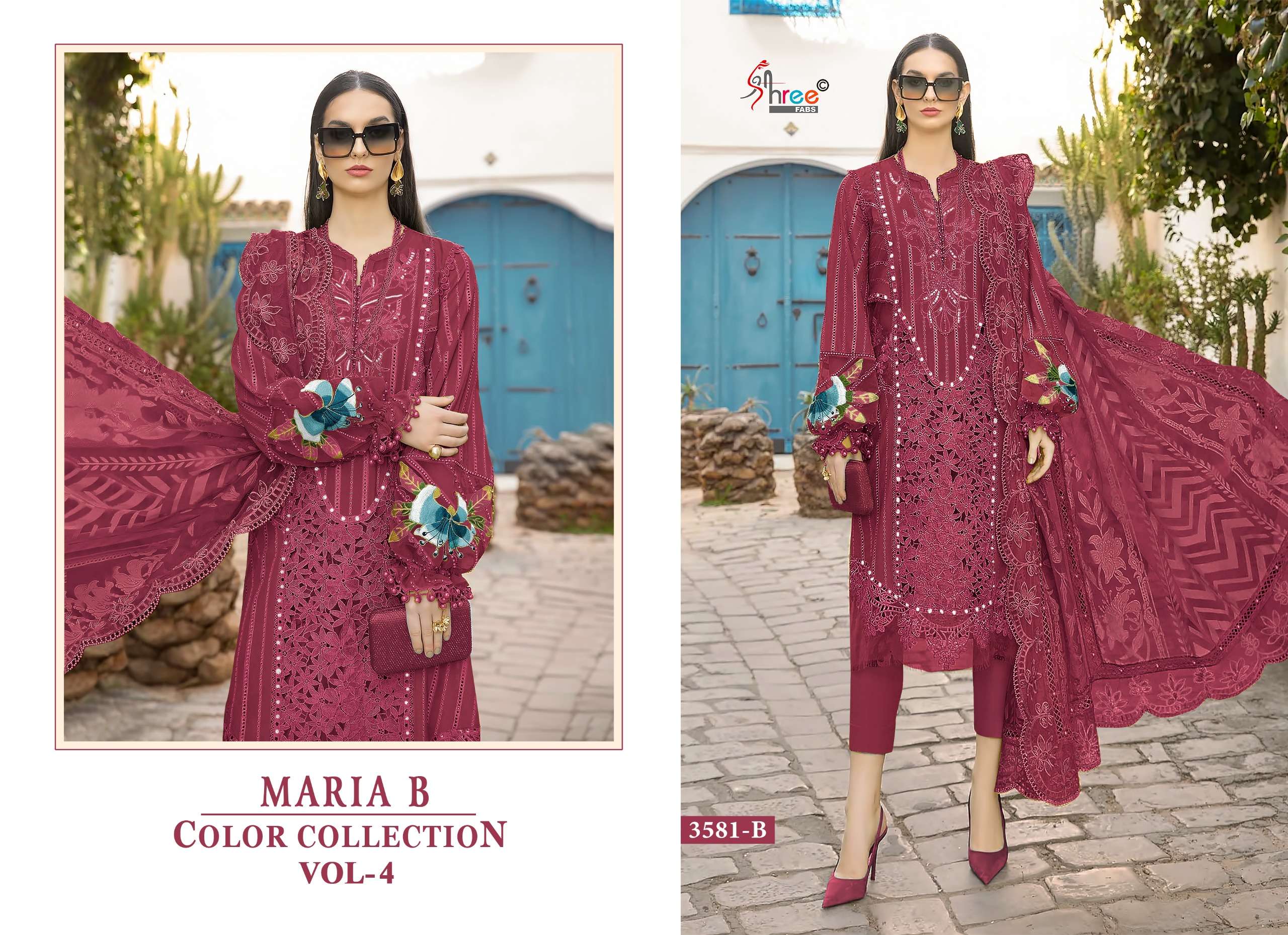 SHREE FABS MARIA B COLOUR COLLECTION VOL 4 