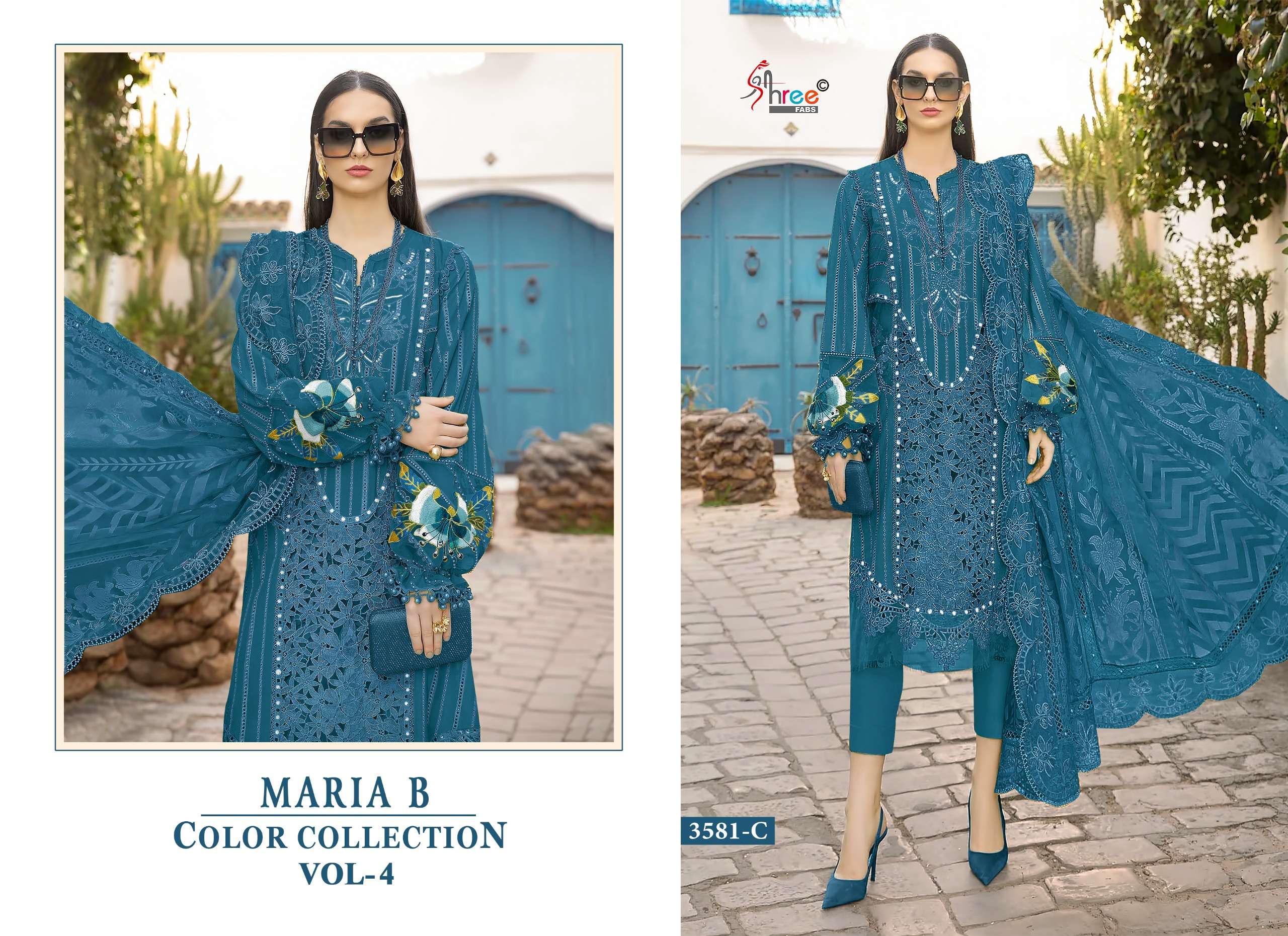 SHREE FABS MARIA B COLOUR COLLECTION VOL 4 
