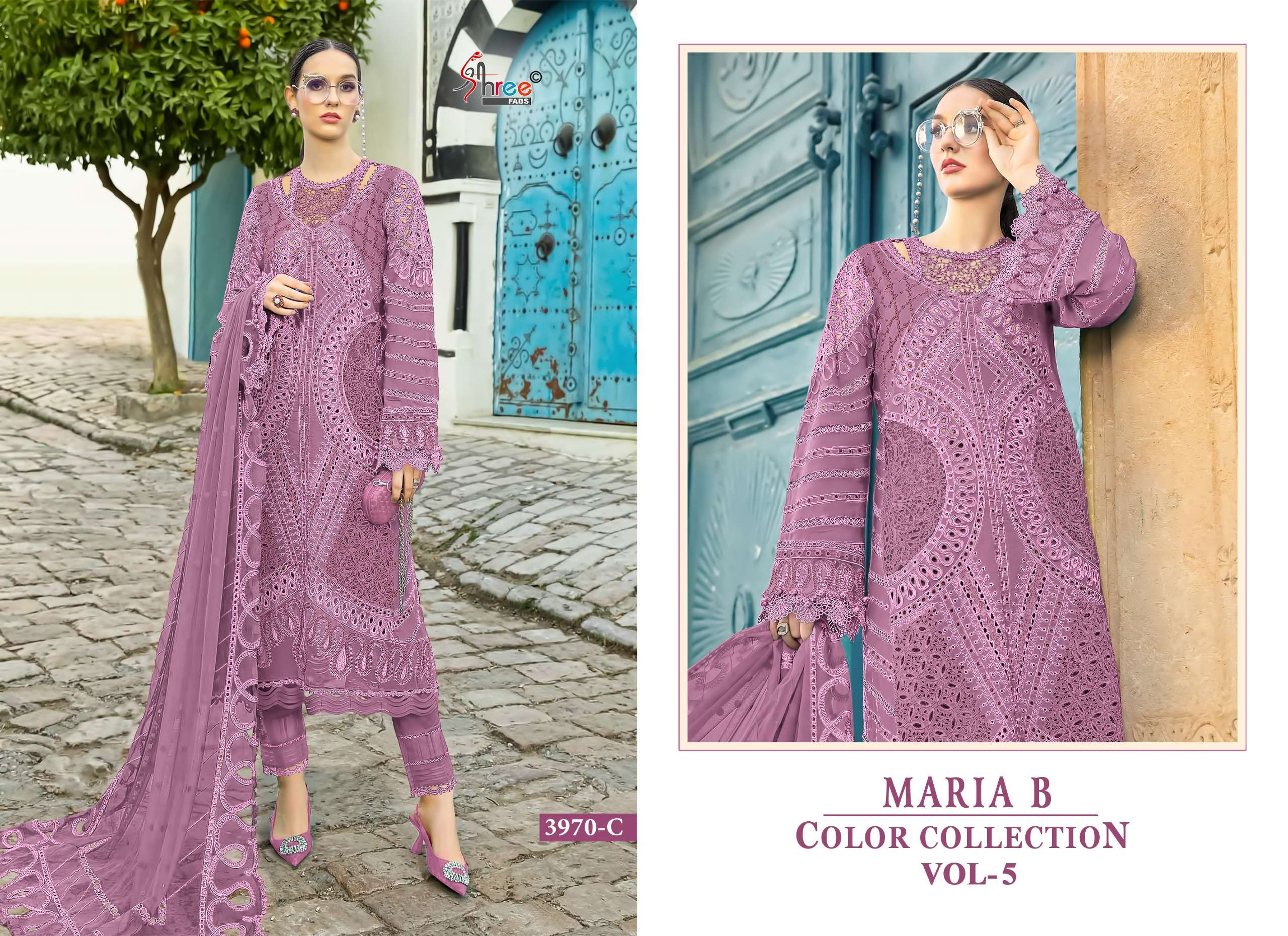 SHREE FABS MARIA B COLOUR COLLECTION VOL 5