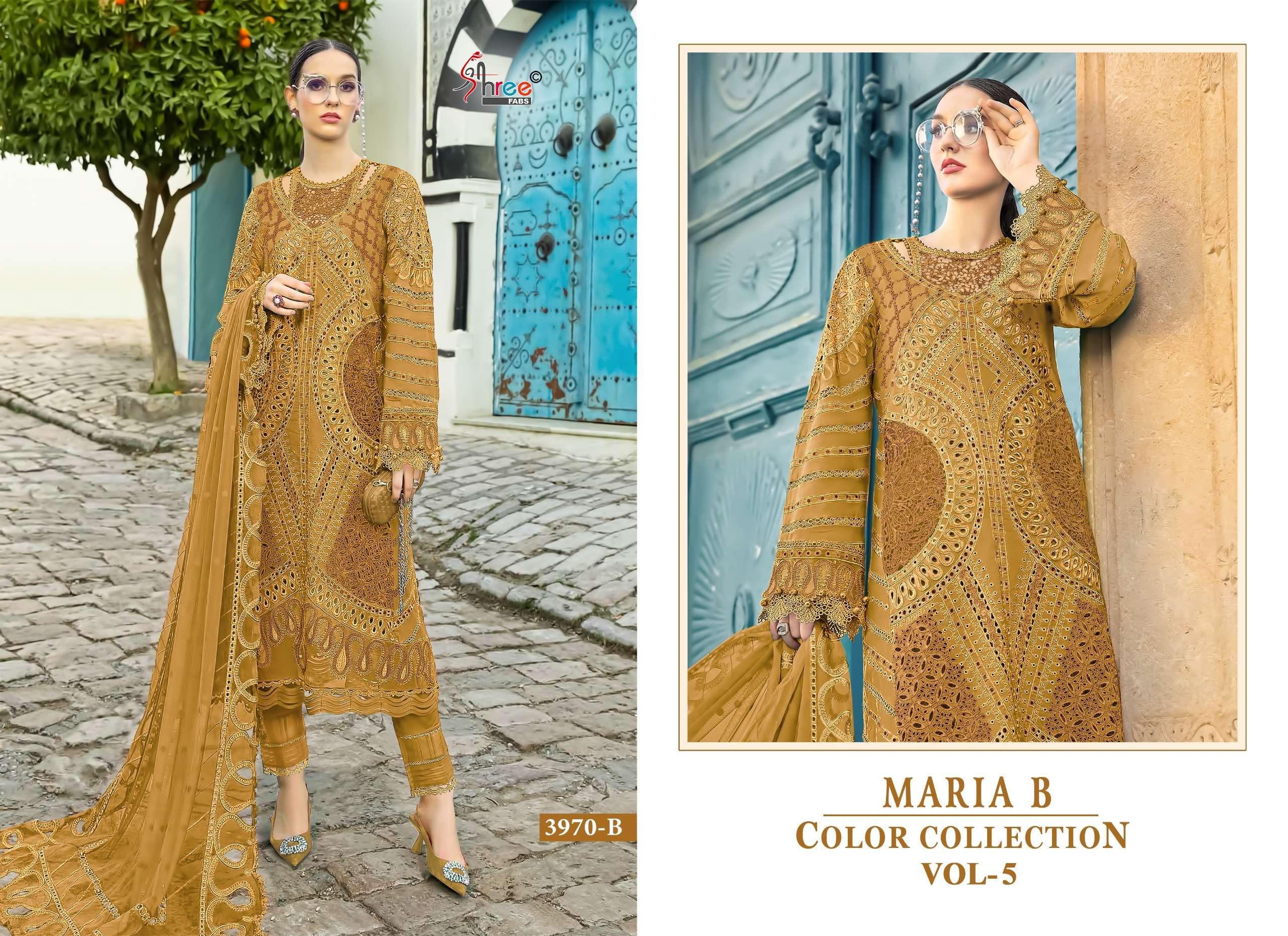SHREE FABS MARIA B COLOUR COLLECTION VOL 5
