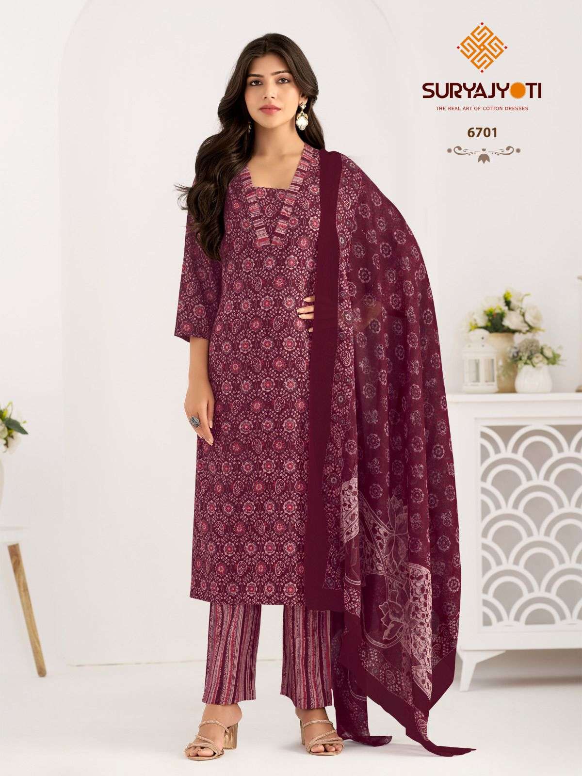 SURYAJYOTI TRENDY COTTON VOL 67 