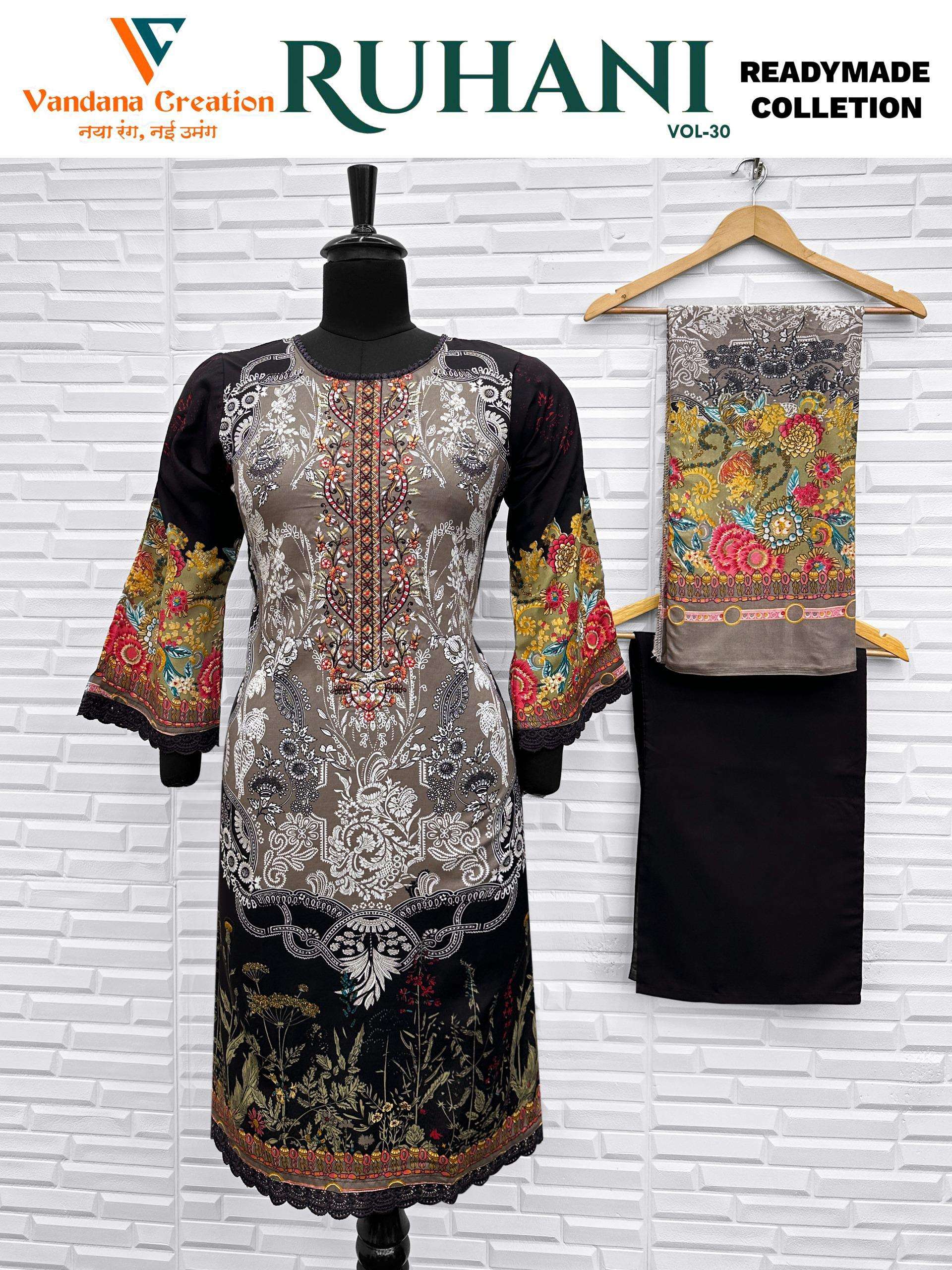 VANDANA‎ CREATION RUHANI‎ VOL 30 READY MADE COLLECTION 