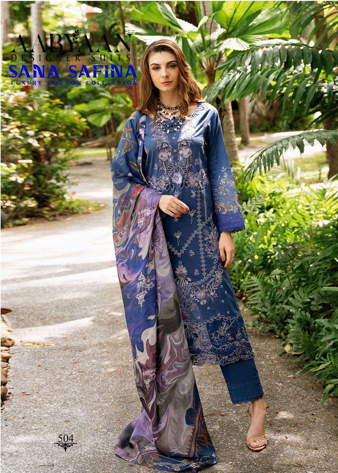 AABYAAN DESIGNER SUIT SANA SAFINA VOL 5 
