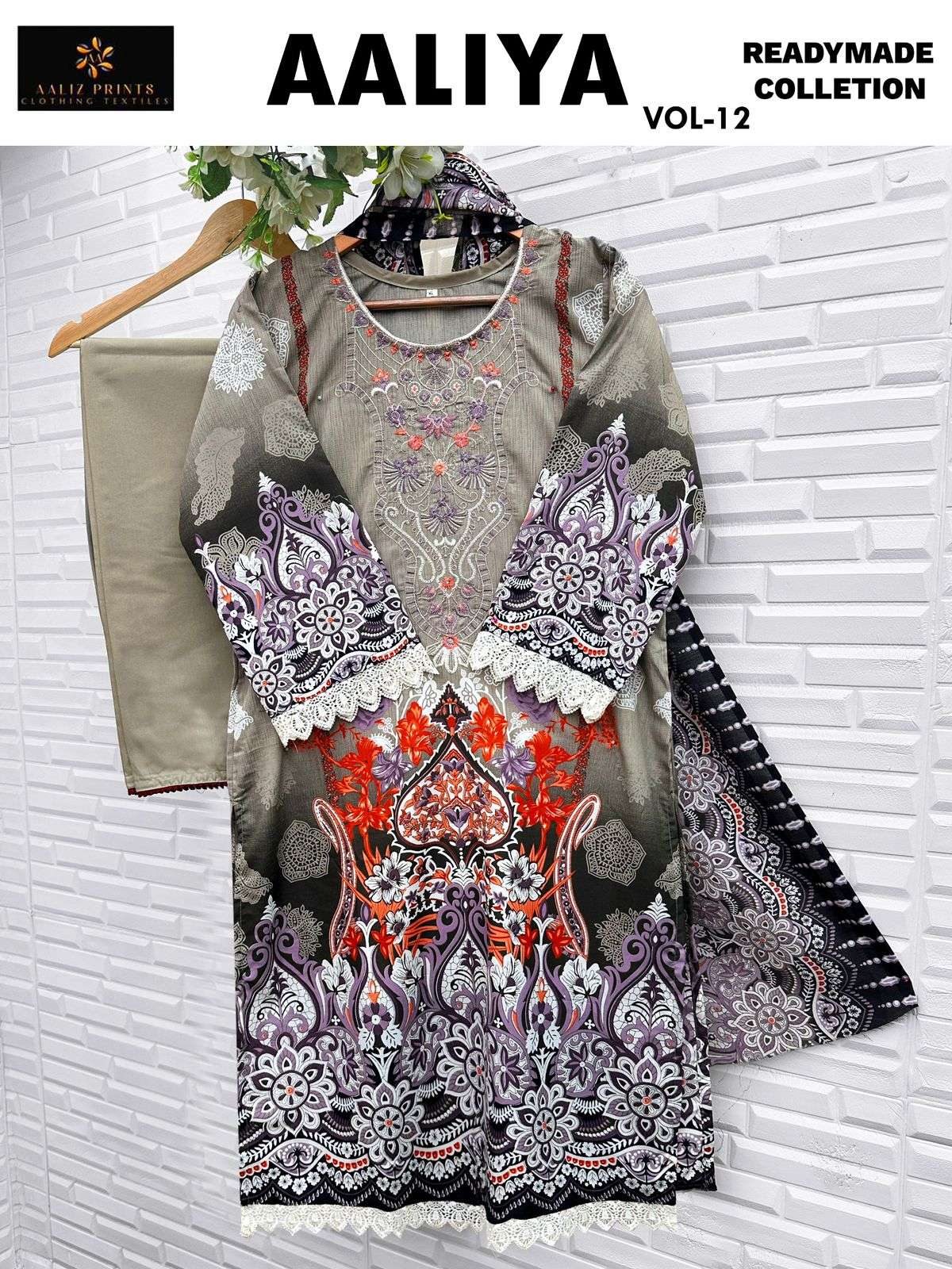 AALIZ PRINTS AALIYA VOL 12 READY MADE COLLECTION 