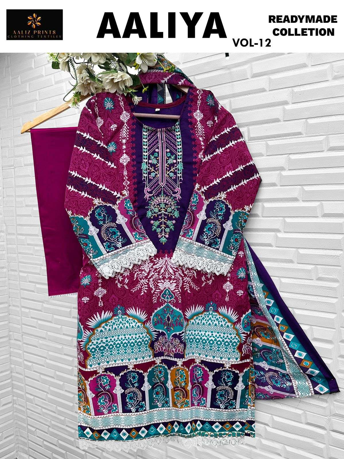 AALIZ PRINTS AALIYA VOL 12 READY MADE COLLECTION 