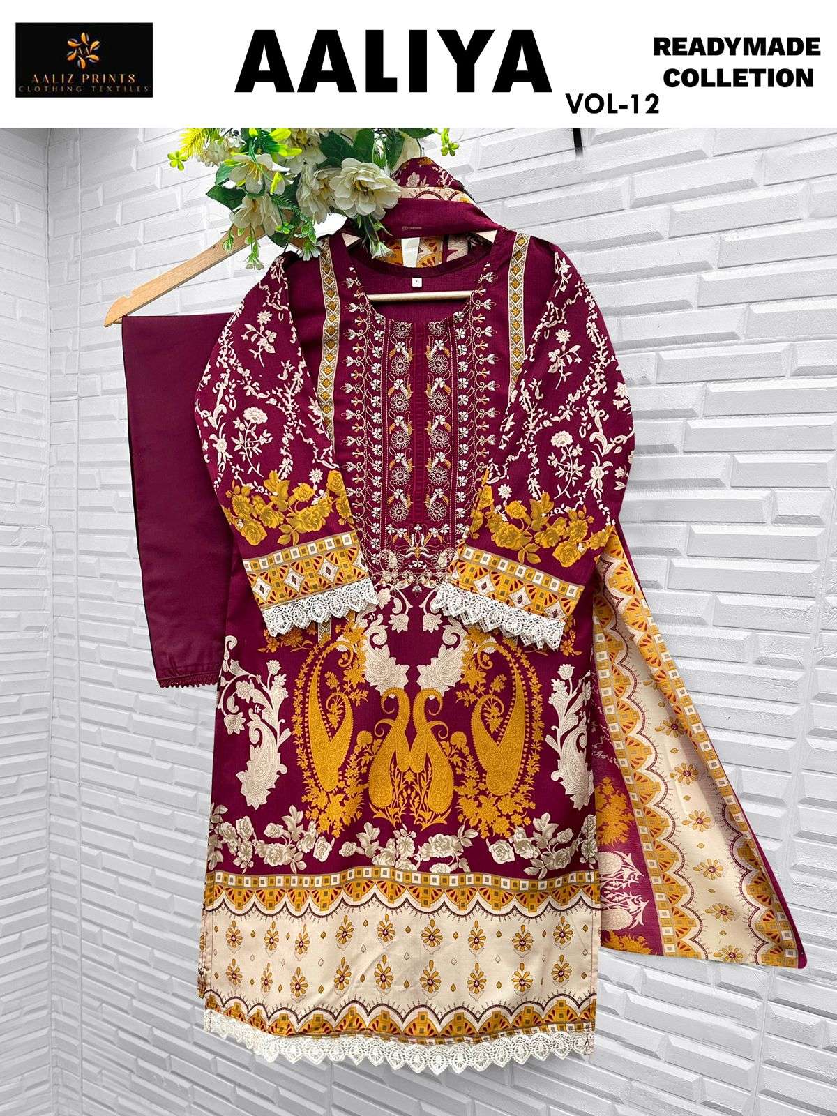 AALIZ PRINTS AALIYA VOL 12 READY MADE COLLECTION 