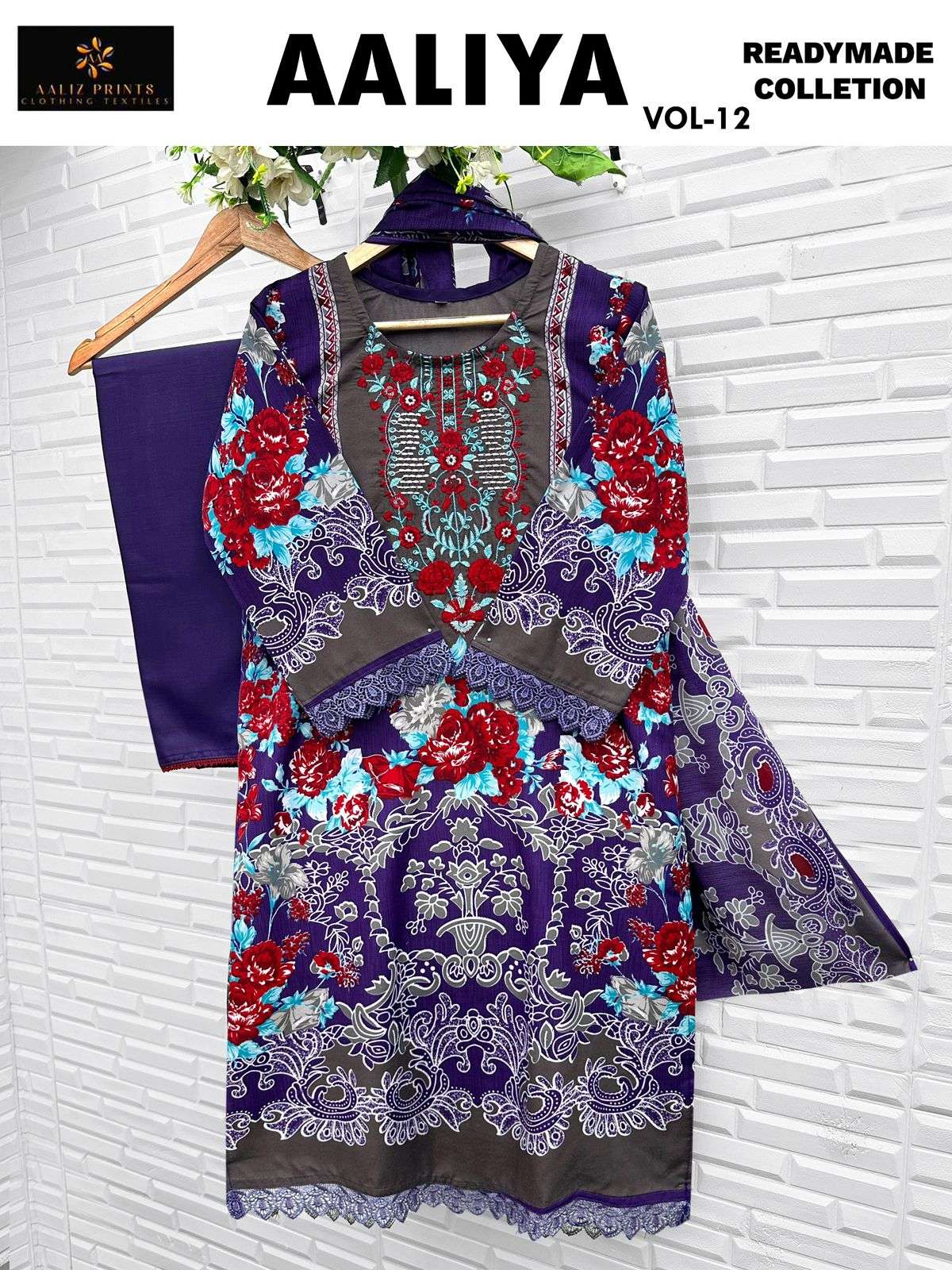 AALIZ PRINTS AALIYA VOL 12 READY MADE COLLECTION 