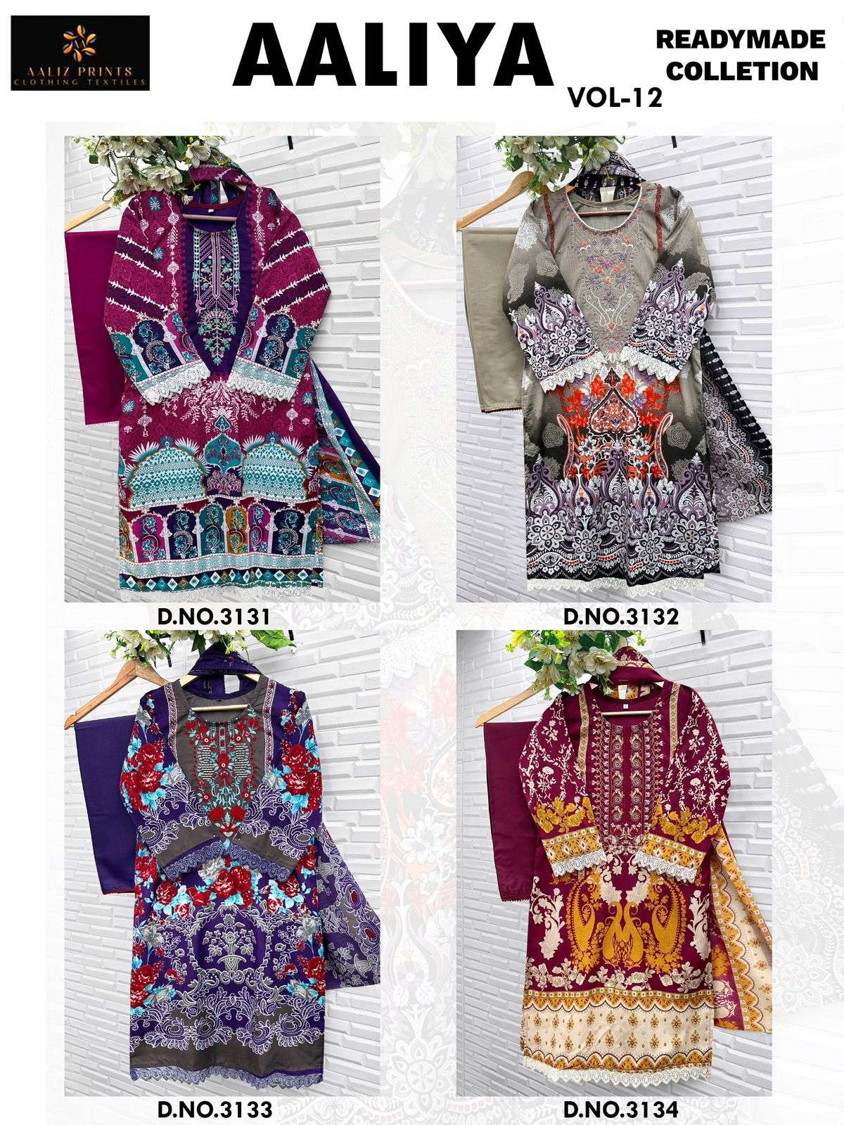 AALIZ PRINTS AALIYA VOL 12 READY MADE COLLECTION 