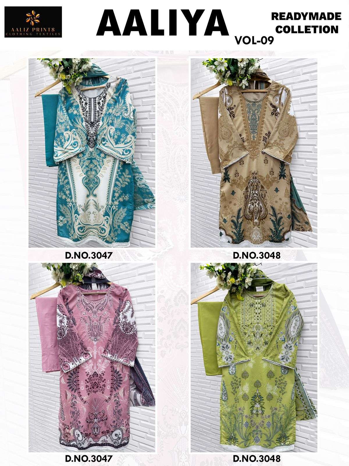 AALIZ PRINTS AALIYA VOL 9 READY MADE COLLECTION 