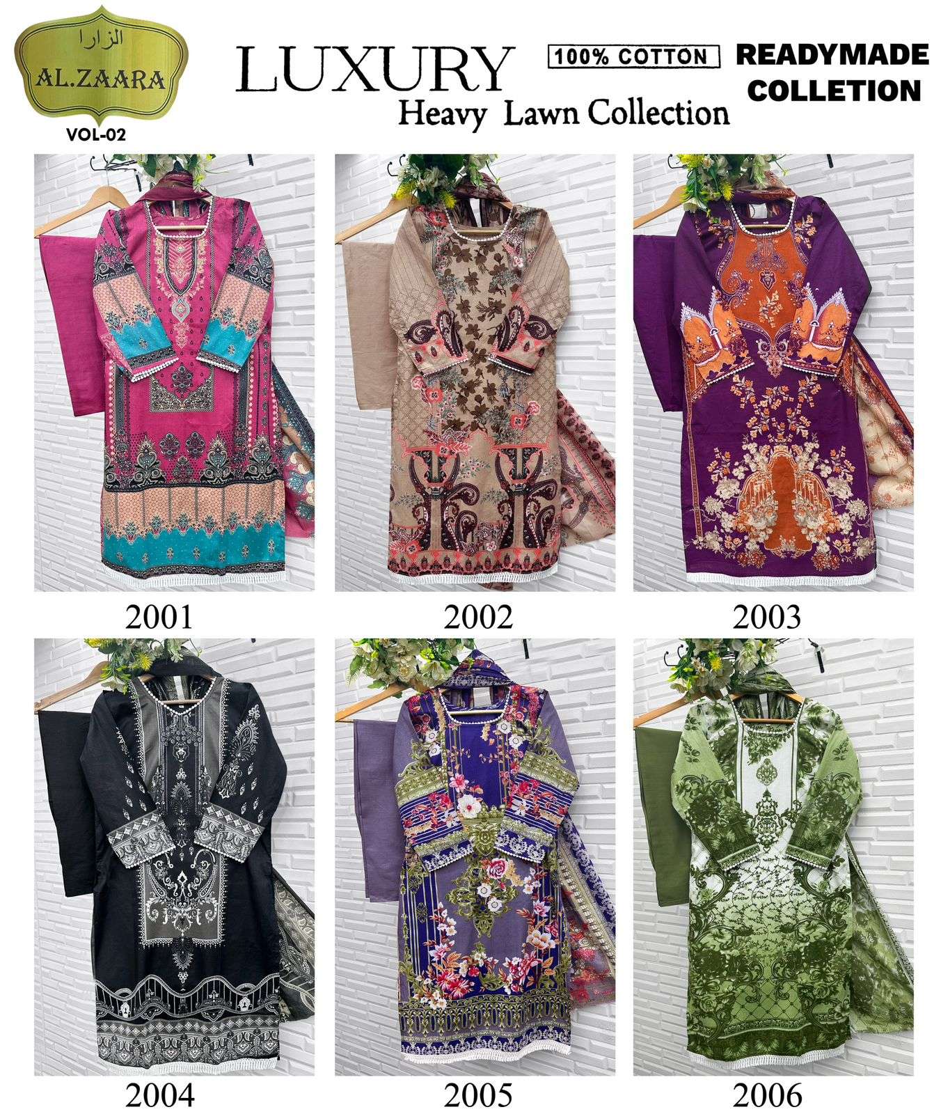 AL ZAARA VOL 2 FULL STICHED COLLECTION 