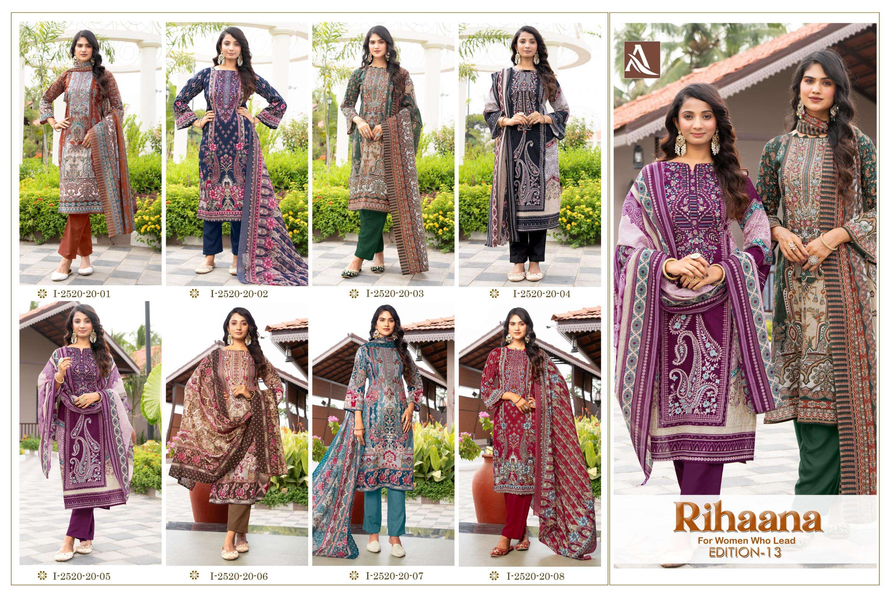 ALOK SUITS RIHAANA VOL 13
