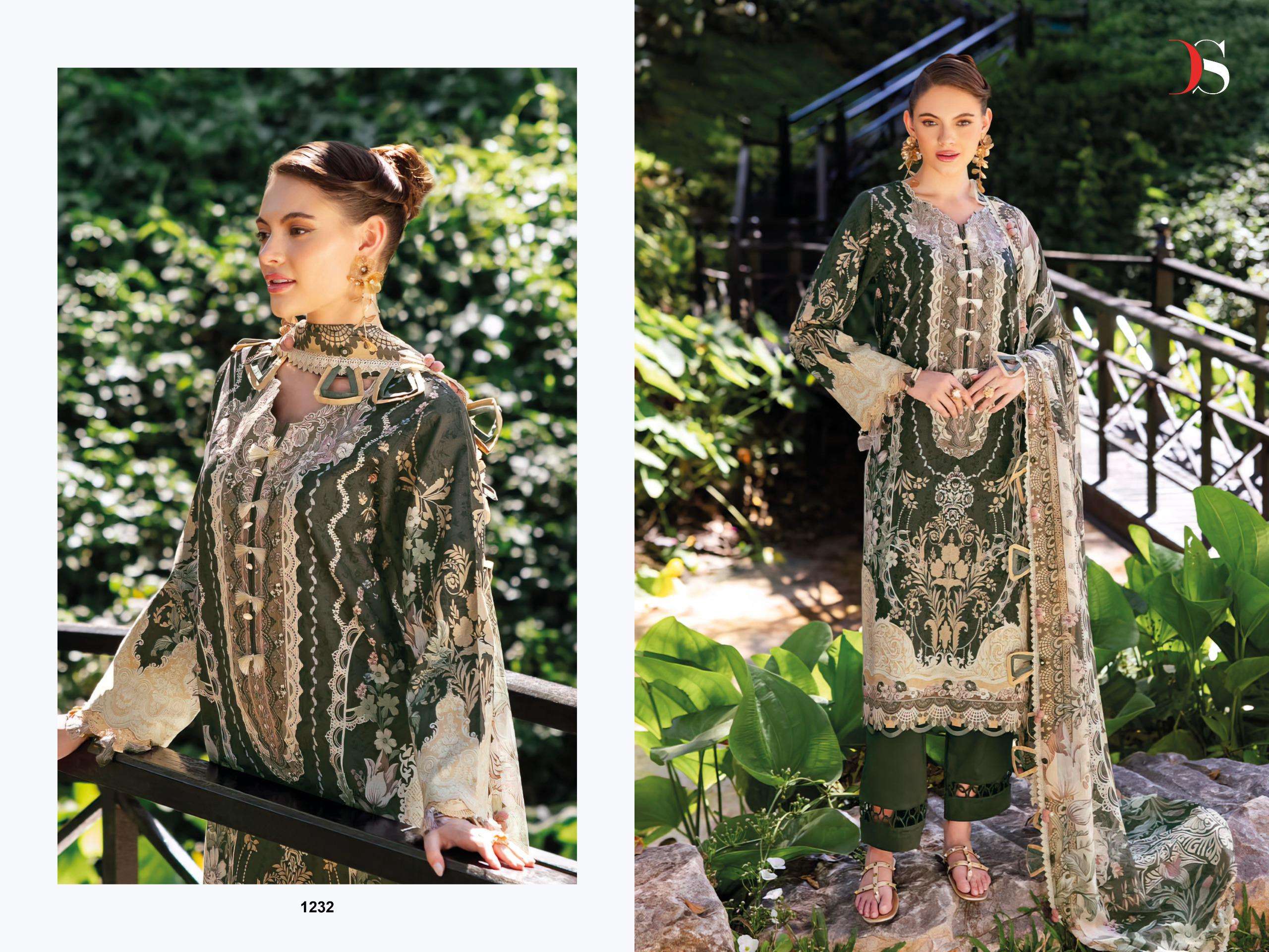 DEEPSY SUITS JADE BLISS LAWN 25