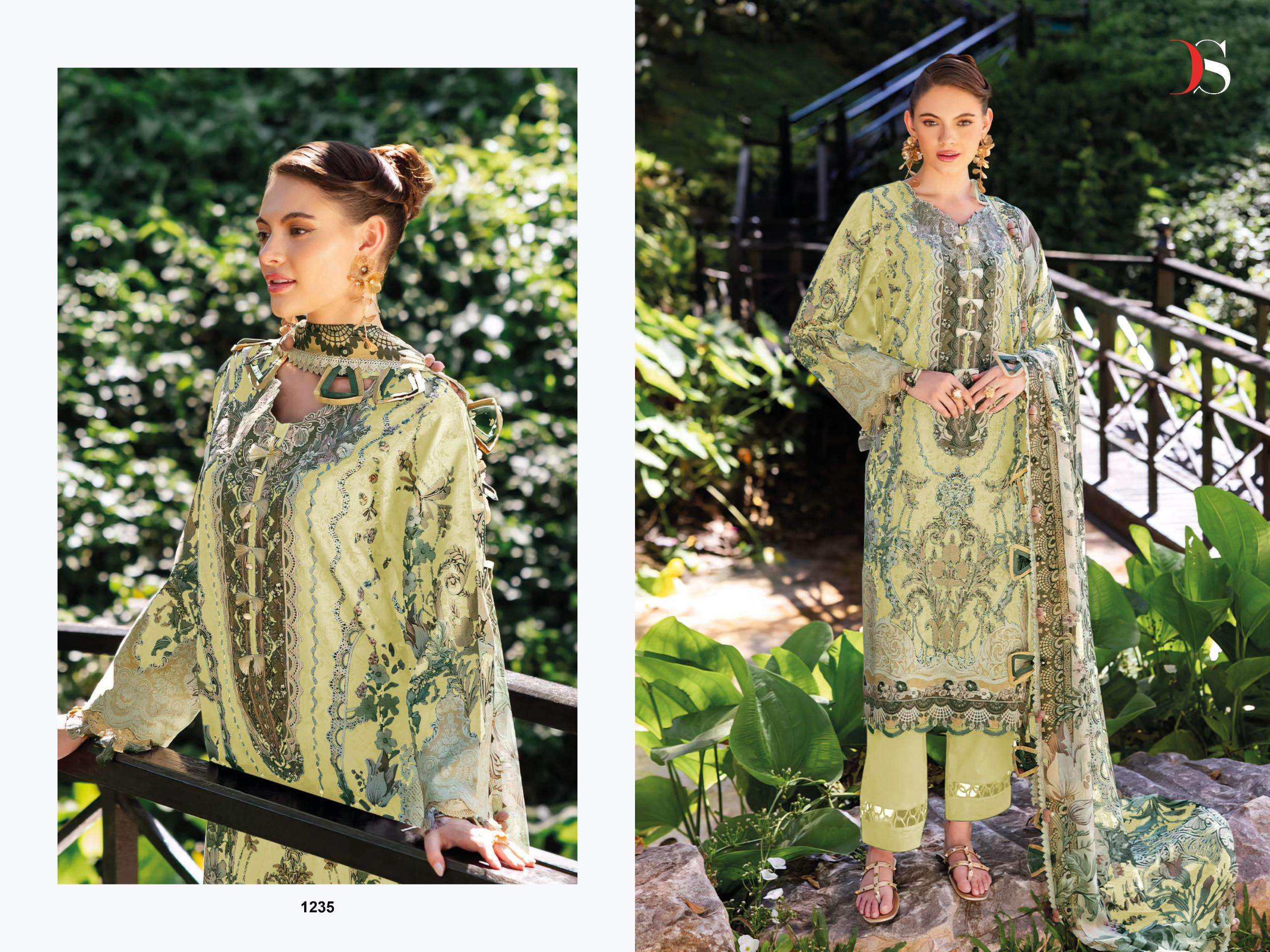 DEEPSY SUITS JADE BLISS LAWN 25