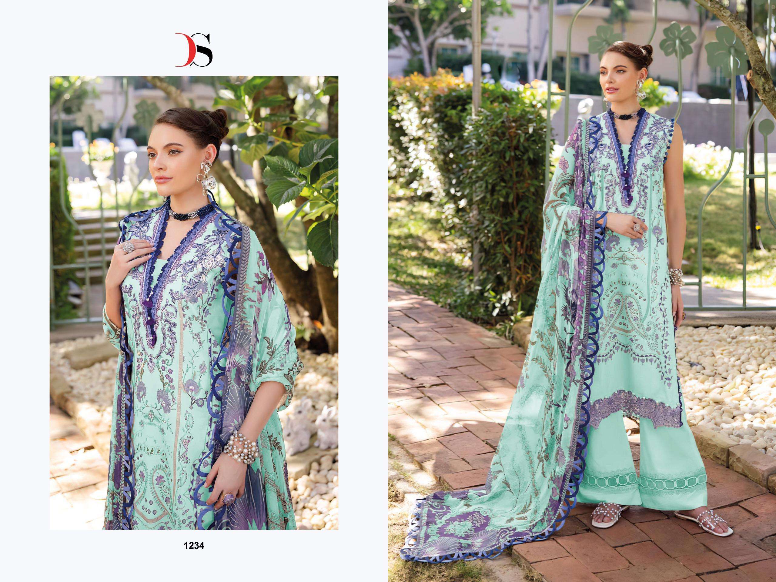 DEEPSY SUITS JADE BLISS LAWN 25