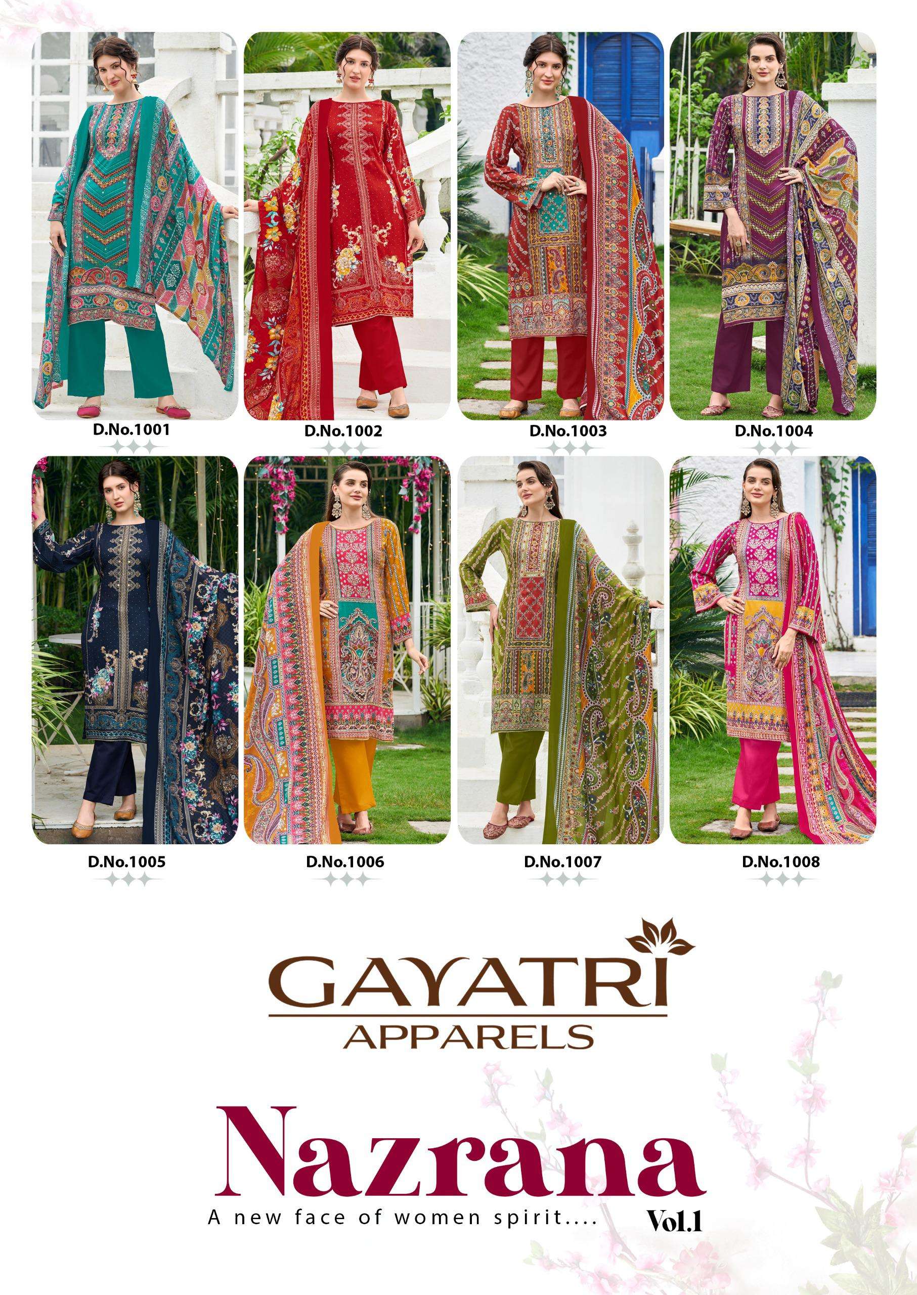 GAYATRI APPARELS NAZRANA VOL 1