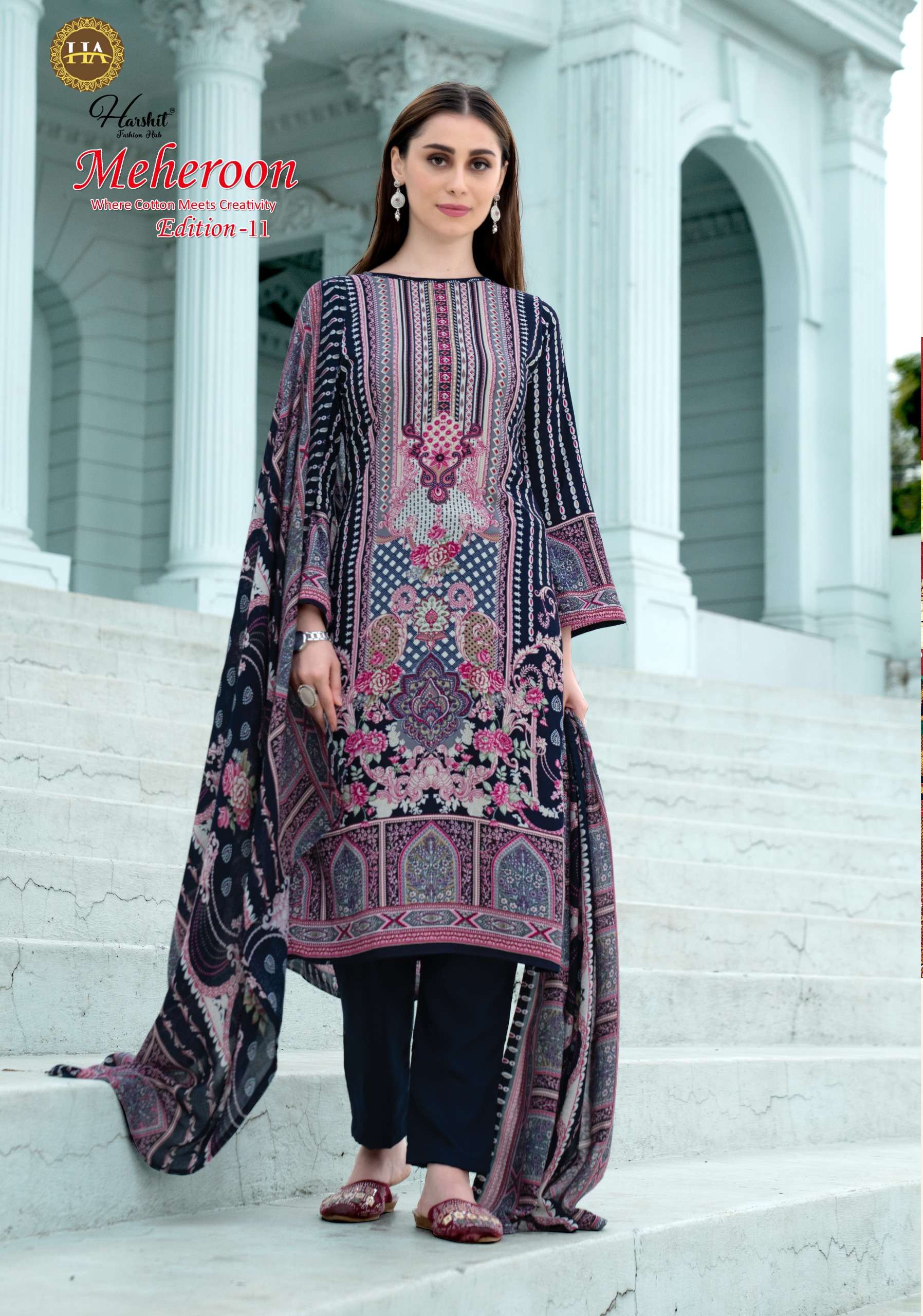 HARSHIT FASHION HUB MEHEROON EDITION VOL 11