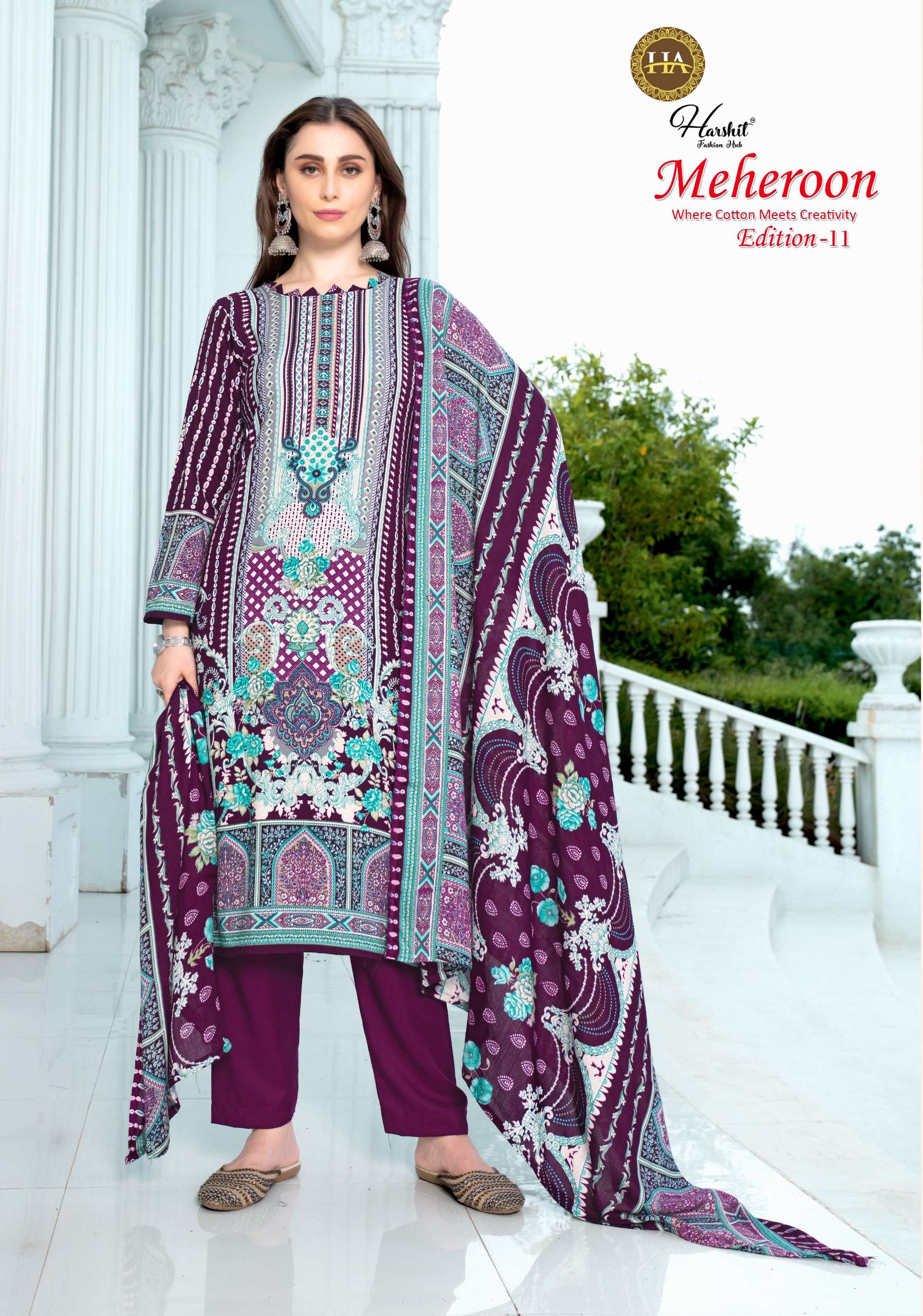 HARSHIT FASHION HUB MEHEROON EDITION VOL 11