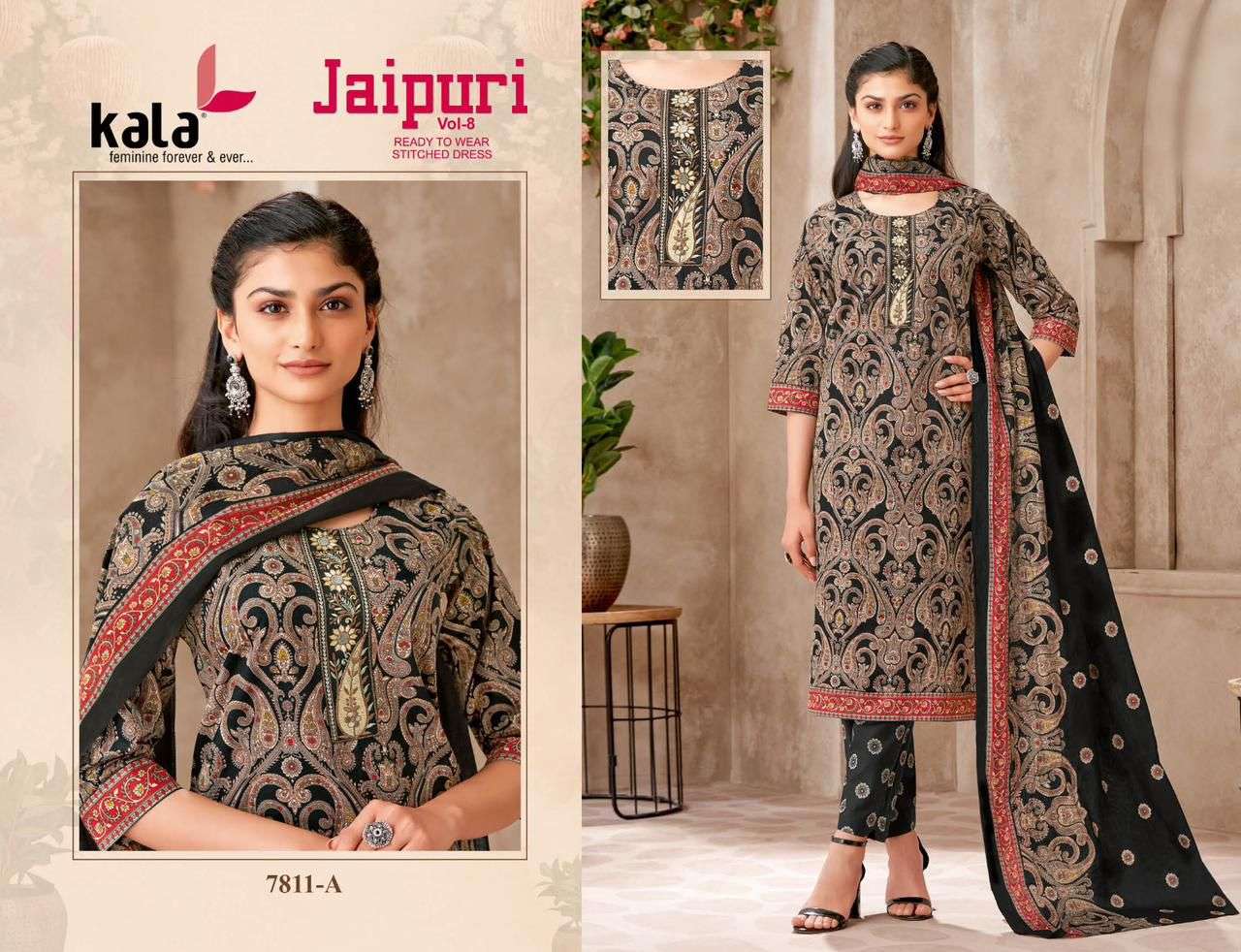 KALA FASHION JAIPURI VOL 8 READY MADE COLLECTION