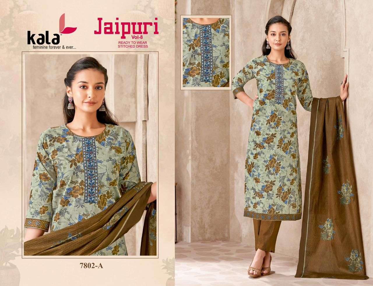 KALA FASHION JAIPURI VOL 8 READY MADE COLLECTION