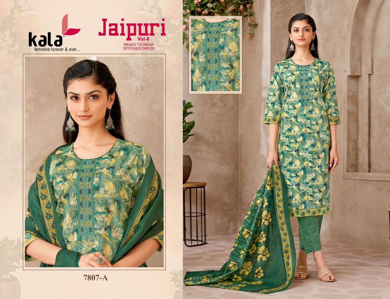 KALA FASHION JAIPURI VOL 8 READY MADE COLLECTION