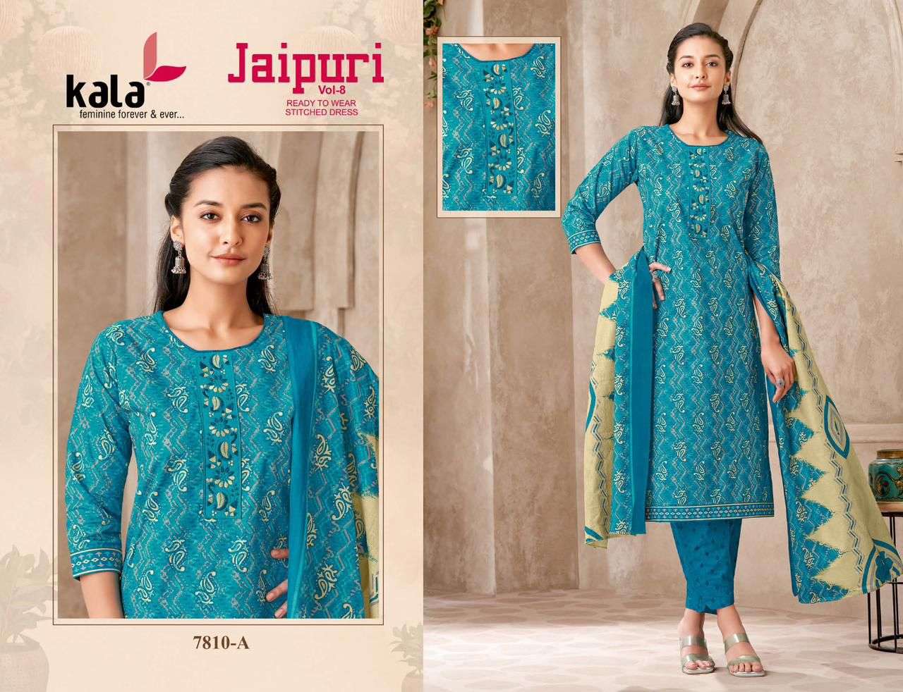 KALA FASHION JAIPURI VOL 8 READY MADE COLLECTION