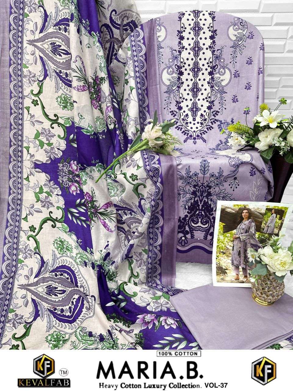 KEVAL FAB MARIA B VOL 37 
