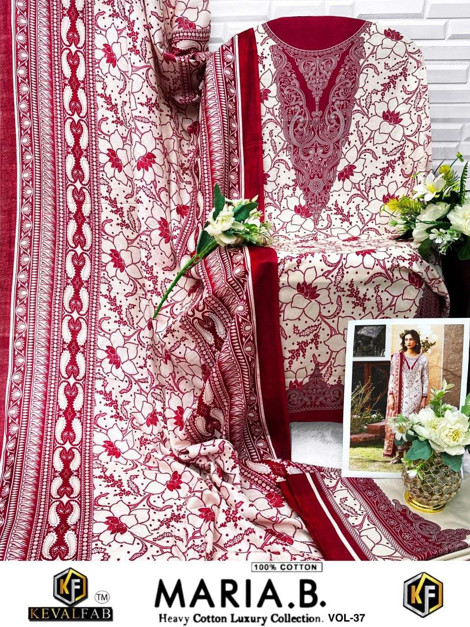 KEVAL FAB MARIA B VOL 37 