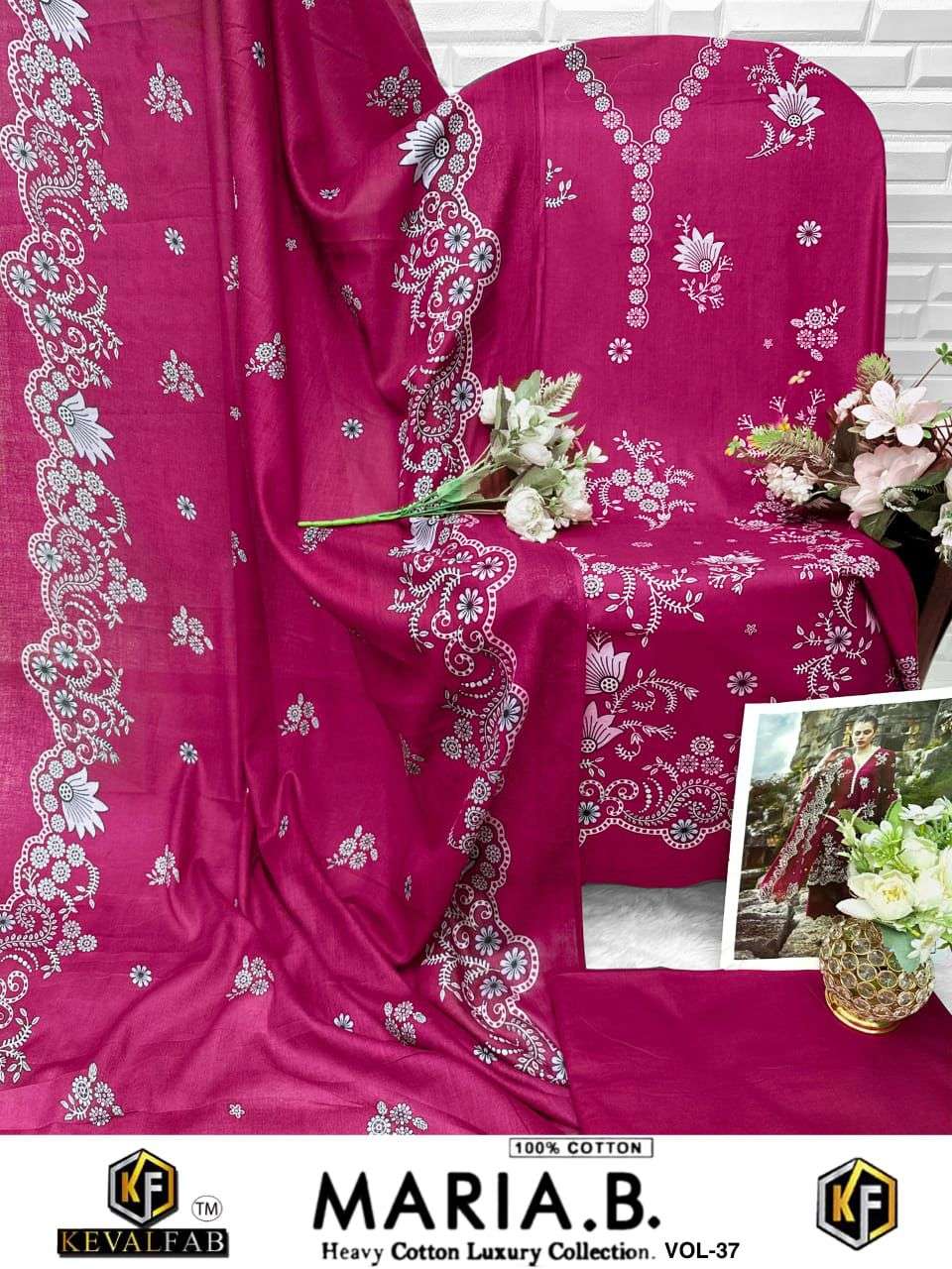 KEVAL FAB MARIA B VOL 37 