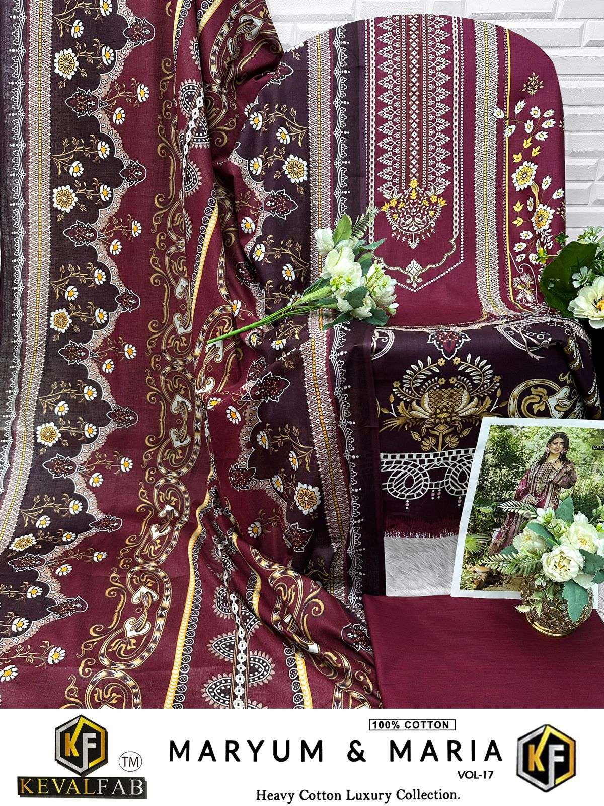 KEVAL FAB MARYUM & MARIA VOL 17 