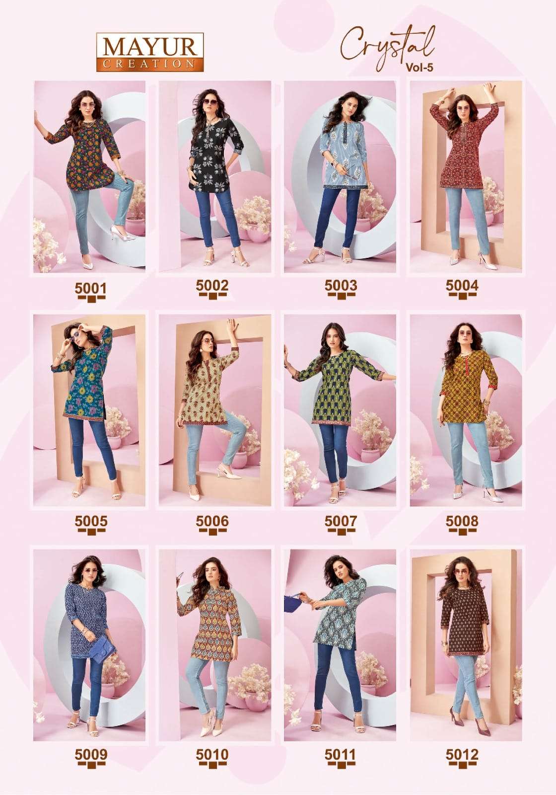 MAYUR CREATION CRYSTAL VOL 5 