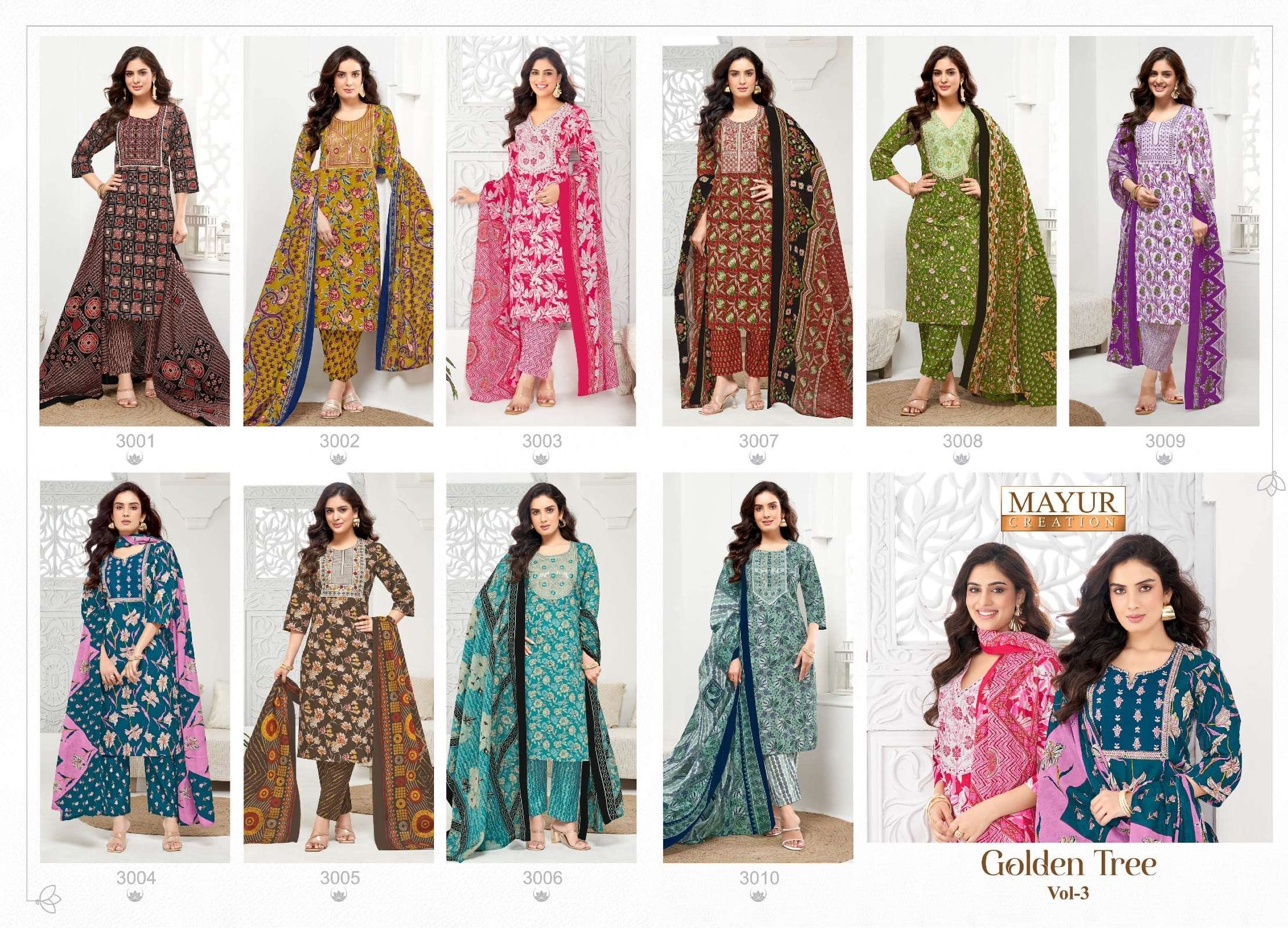 MAYUR CREATION GOLDEN TREE VOL 3