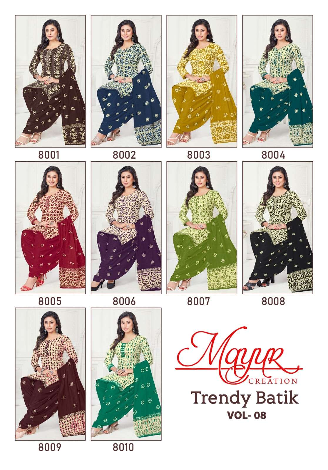 MAYUR CREATION TRENDY BATIK VOL 8