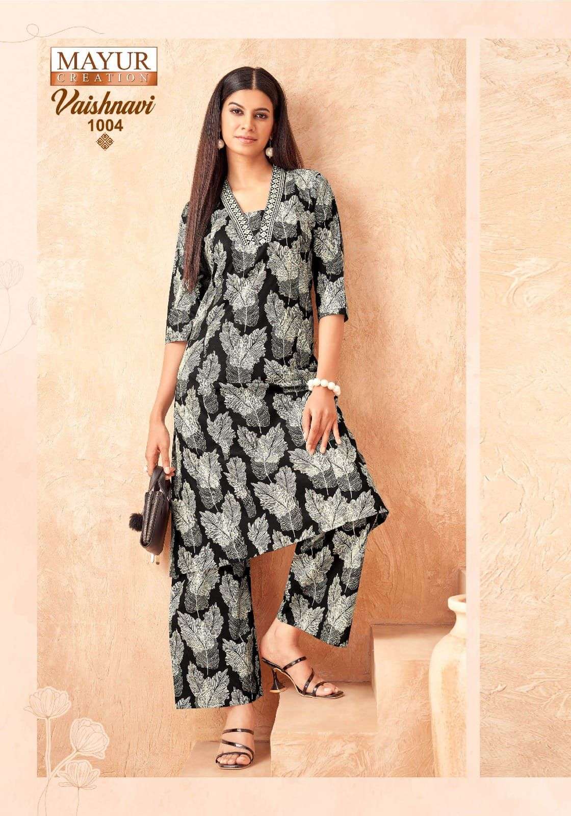 MAYUR CREATION VAISHNAVI VOL 1 FANCY A LINE STYLE KURTI WITH BOTTOM PAIR 