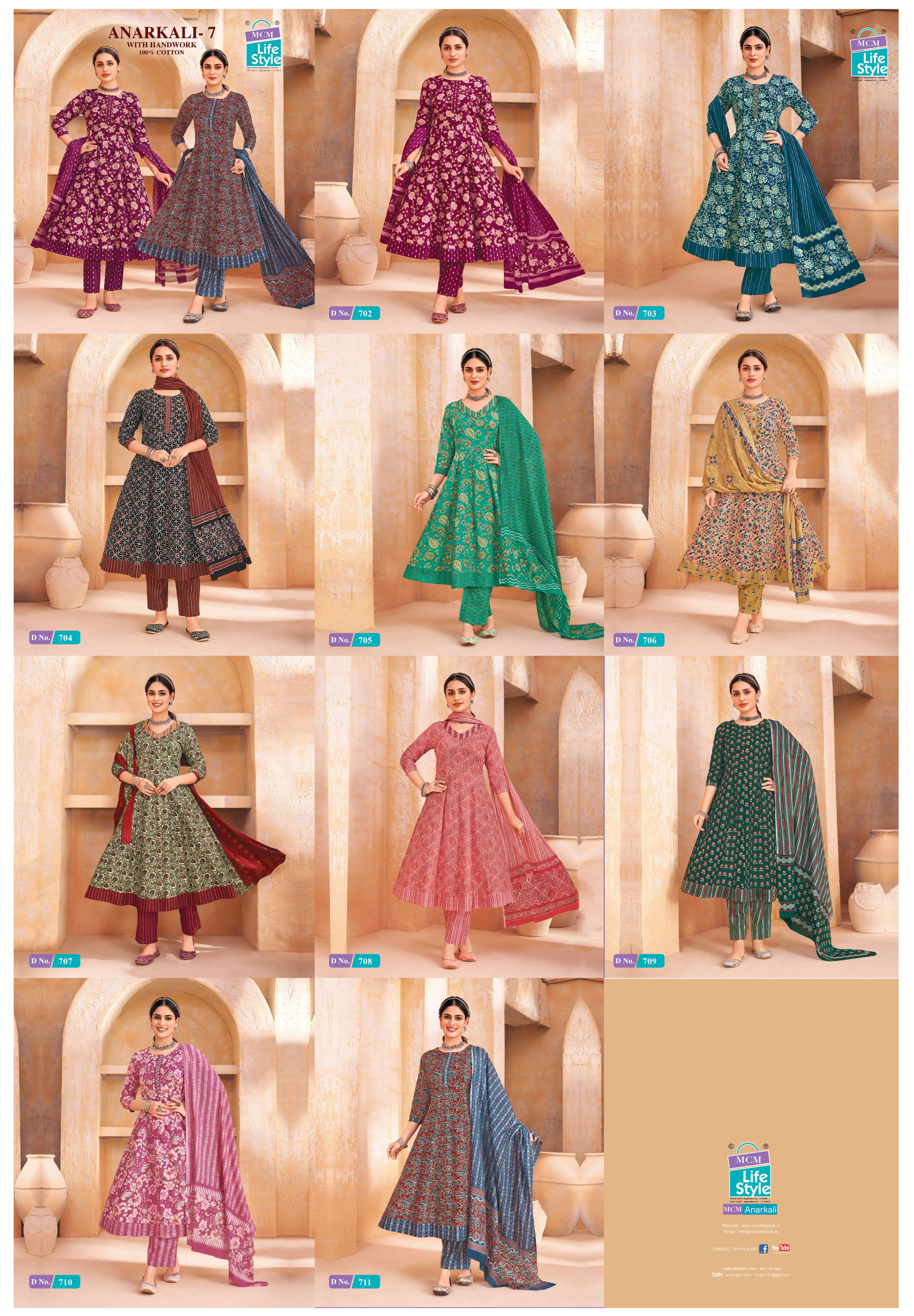 MCM LIFESTYLE ANARKALI VOL 7