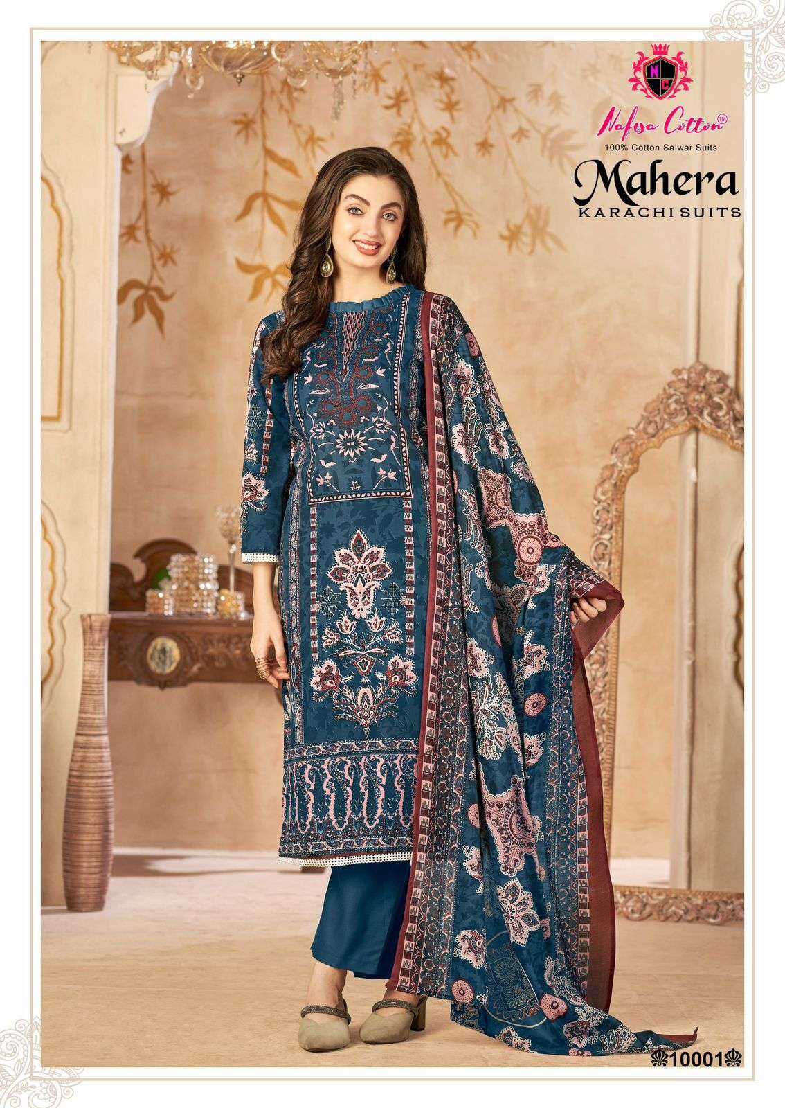 NAFISA COTTON MAHERA KARACHI SUITS VOL 10