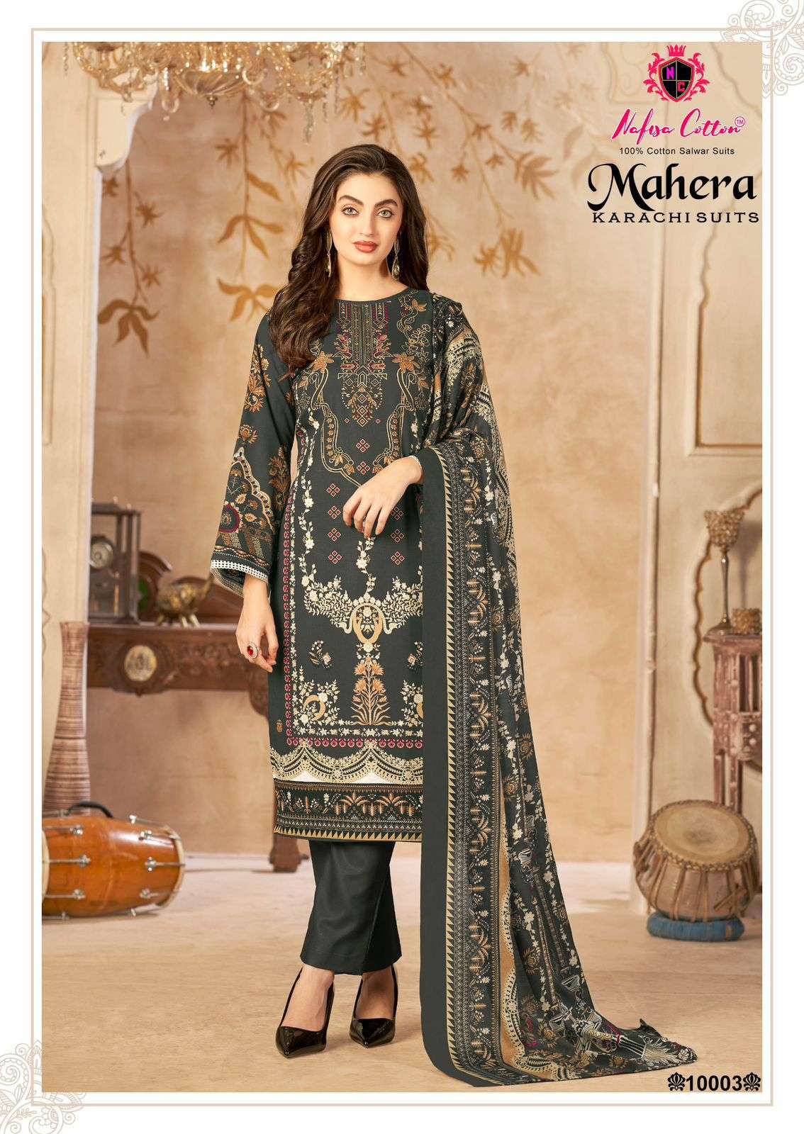NAFISA COTTON MAHERA KARACHI SUITS VOL 10