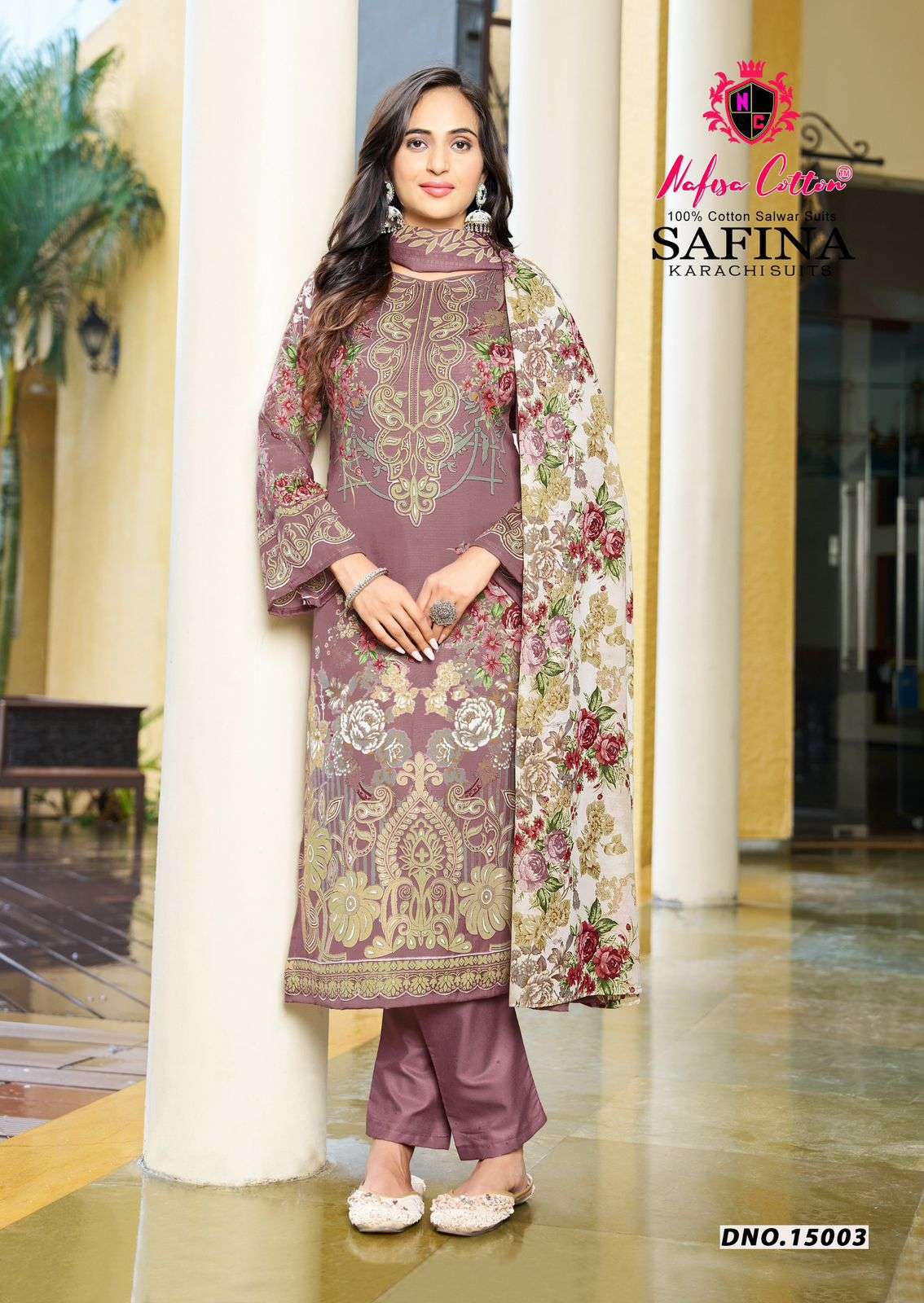 NAFISA COTTON SAFINA KARACHI SUITS VOL 15 