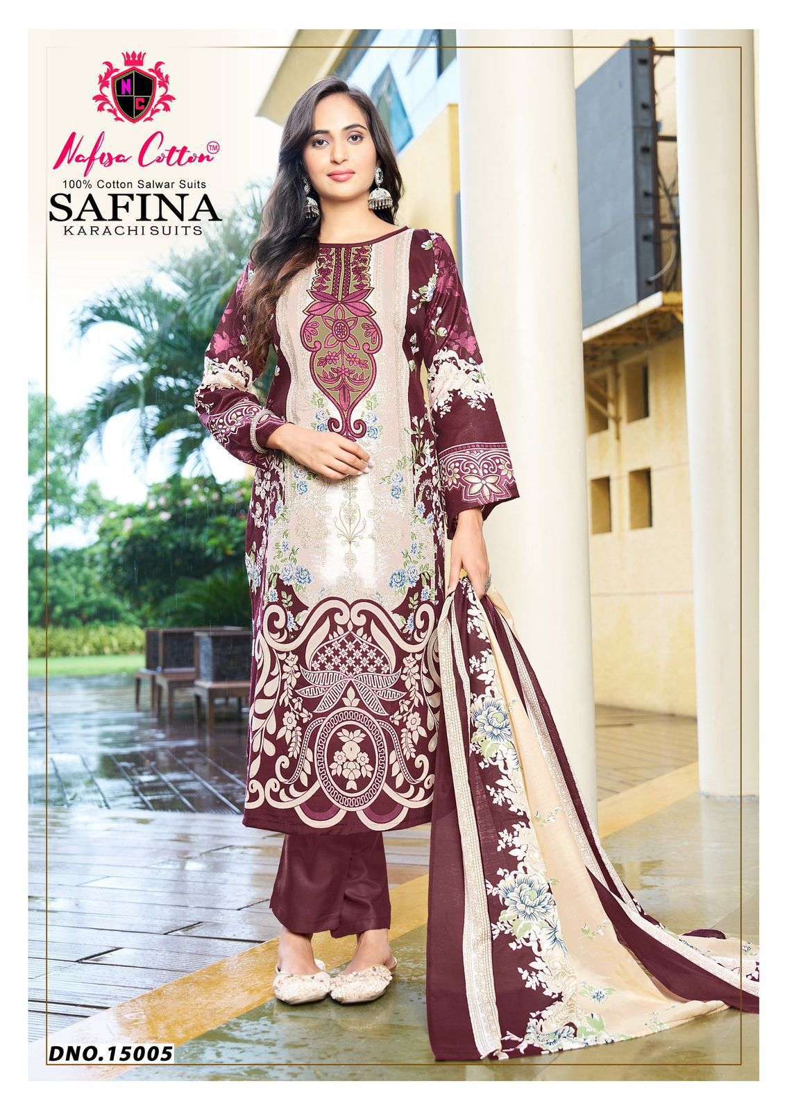 NAFISA COTTON SAFINA KARACHI SUITS VOL 15 