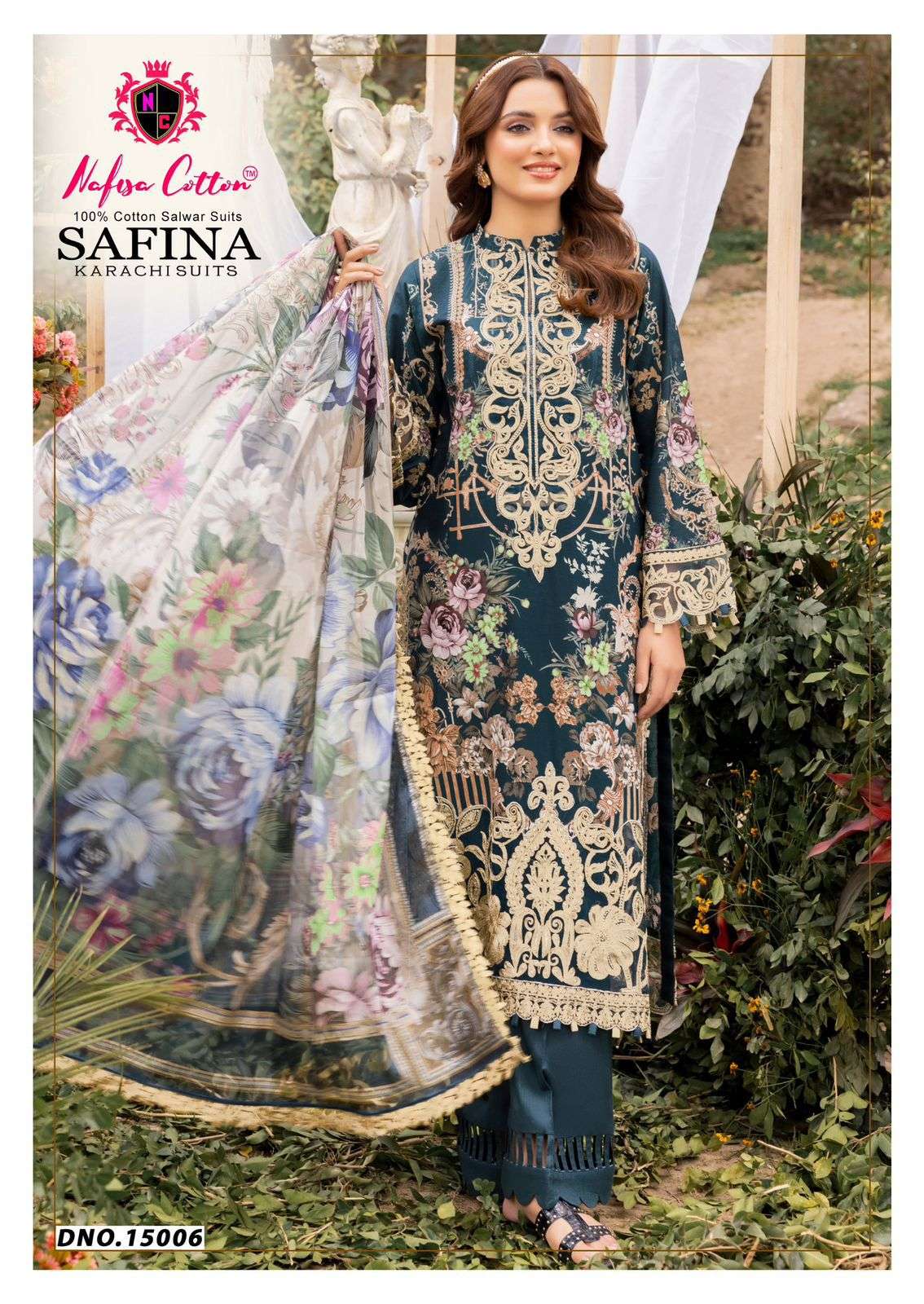 NAFISA COTTON SAFINA KARACHI SUITS VOL 15 