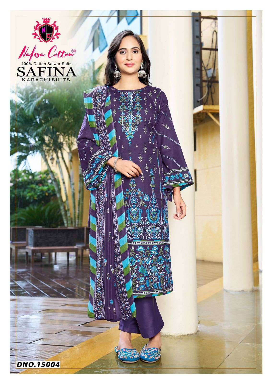 NAFISA COTTON SAFINA KARACHI SUITS VOL 15 