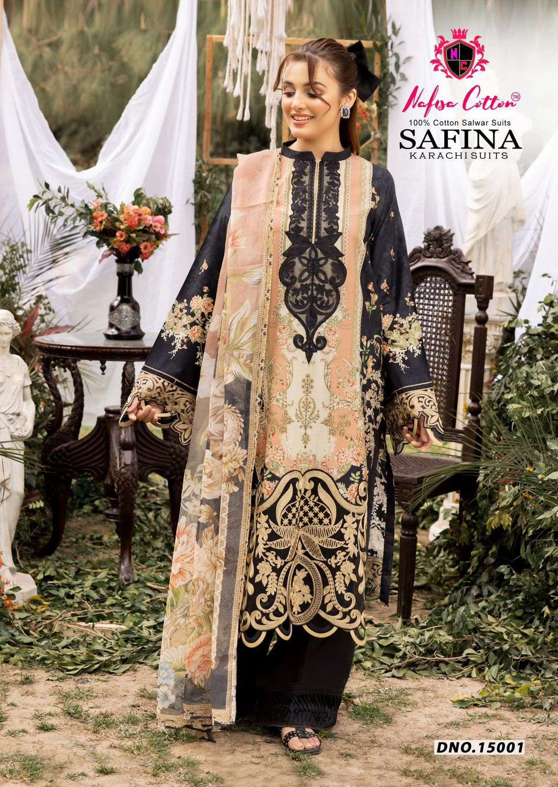 NAFISA COTTON SAFINA KARACHI SUITS VOL 15 