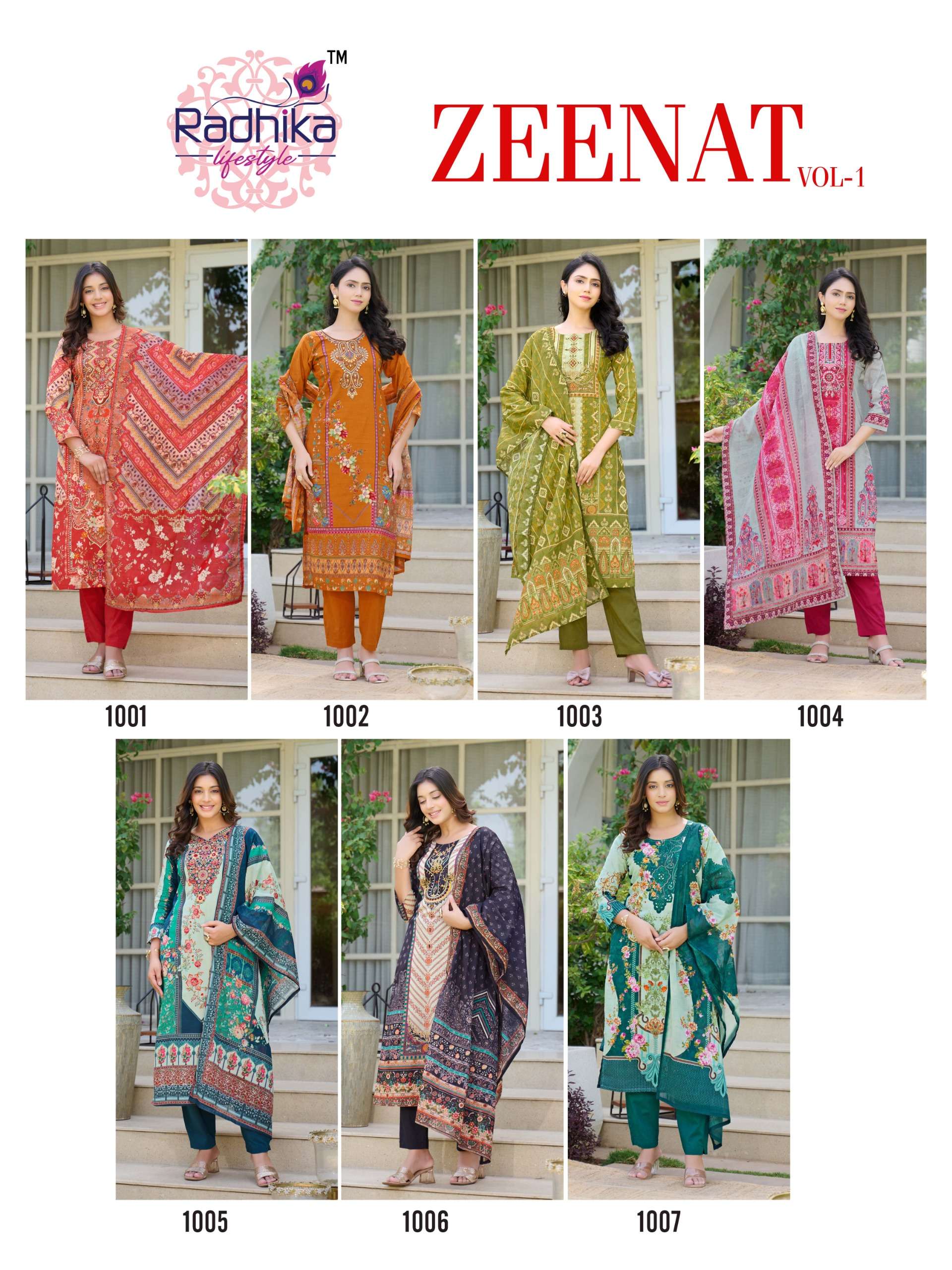 RADHIKA LIFESTYLE ZEENAT VOL 1 