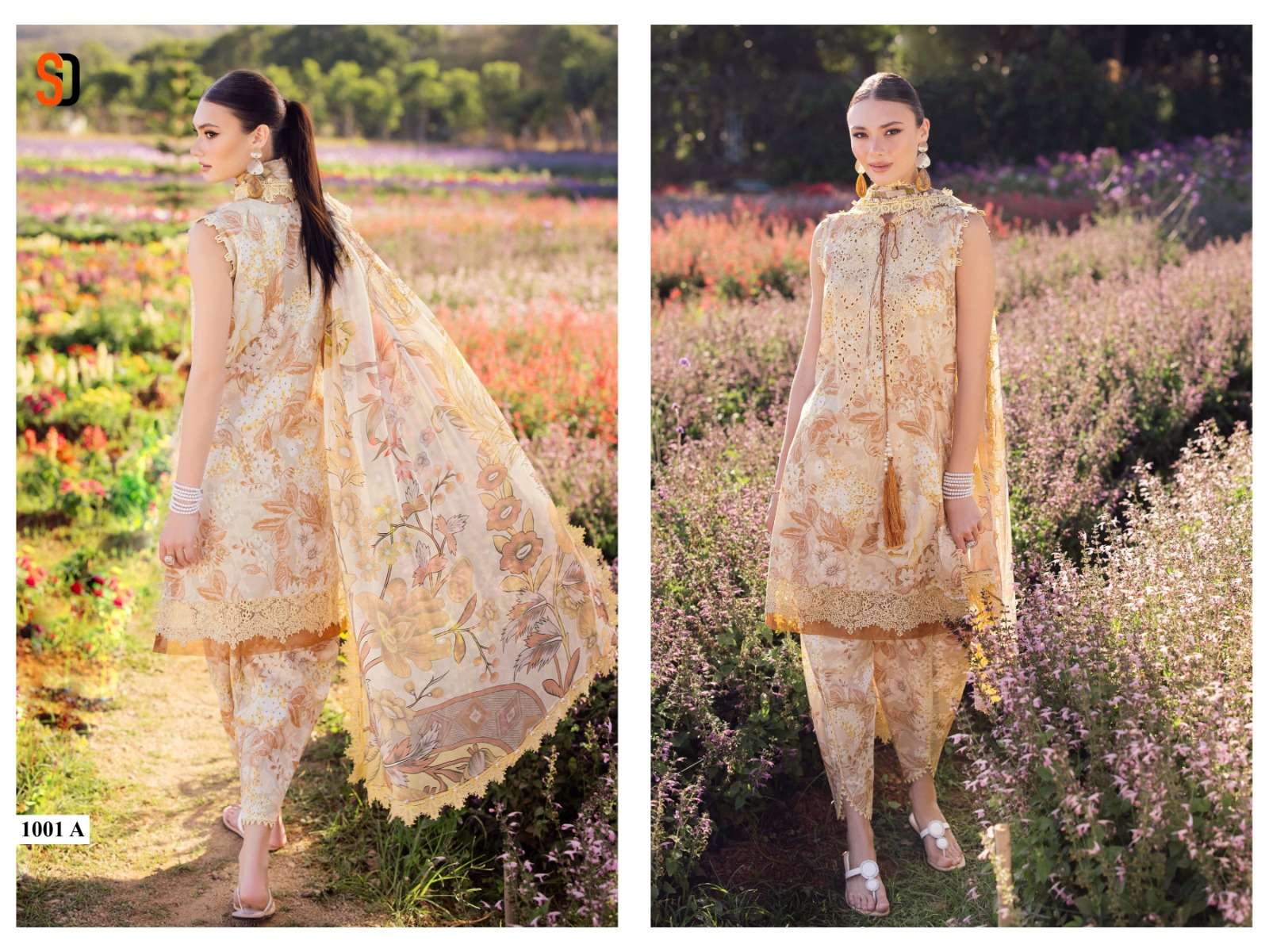 SHARADDHA DESIGNER FLORA VOL 1 L