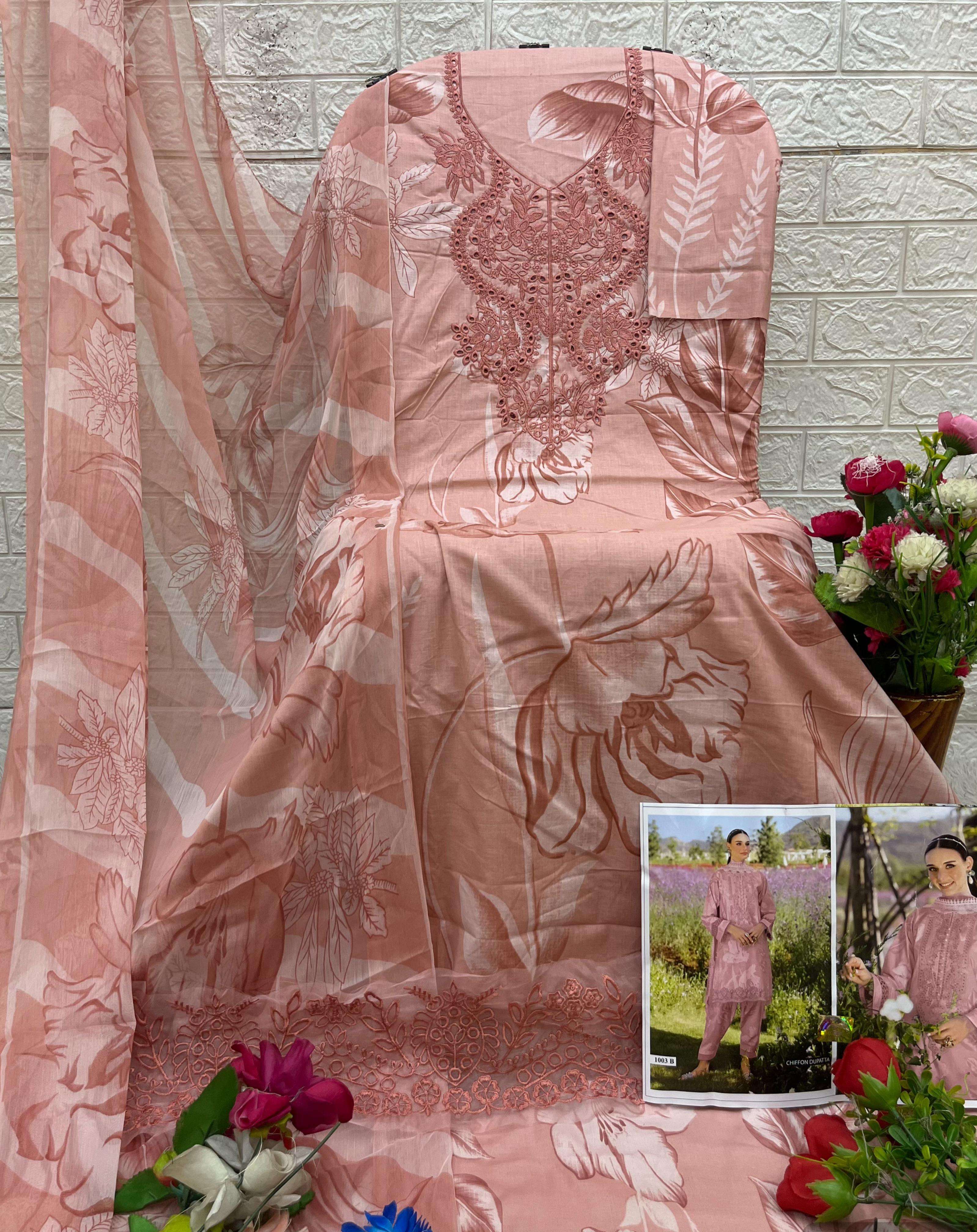 SHARADDHA DESIGNER FLORA VOL 1 L