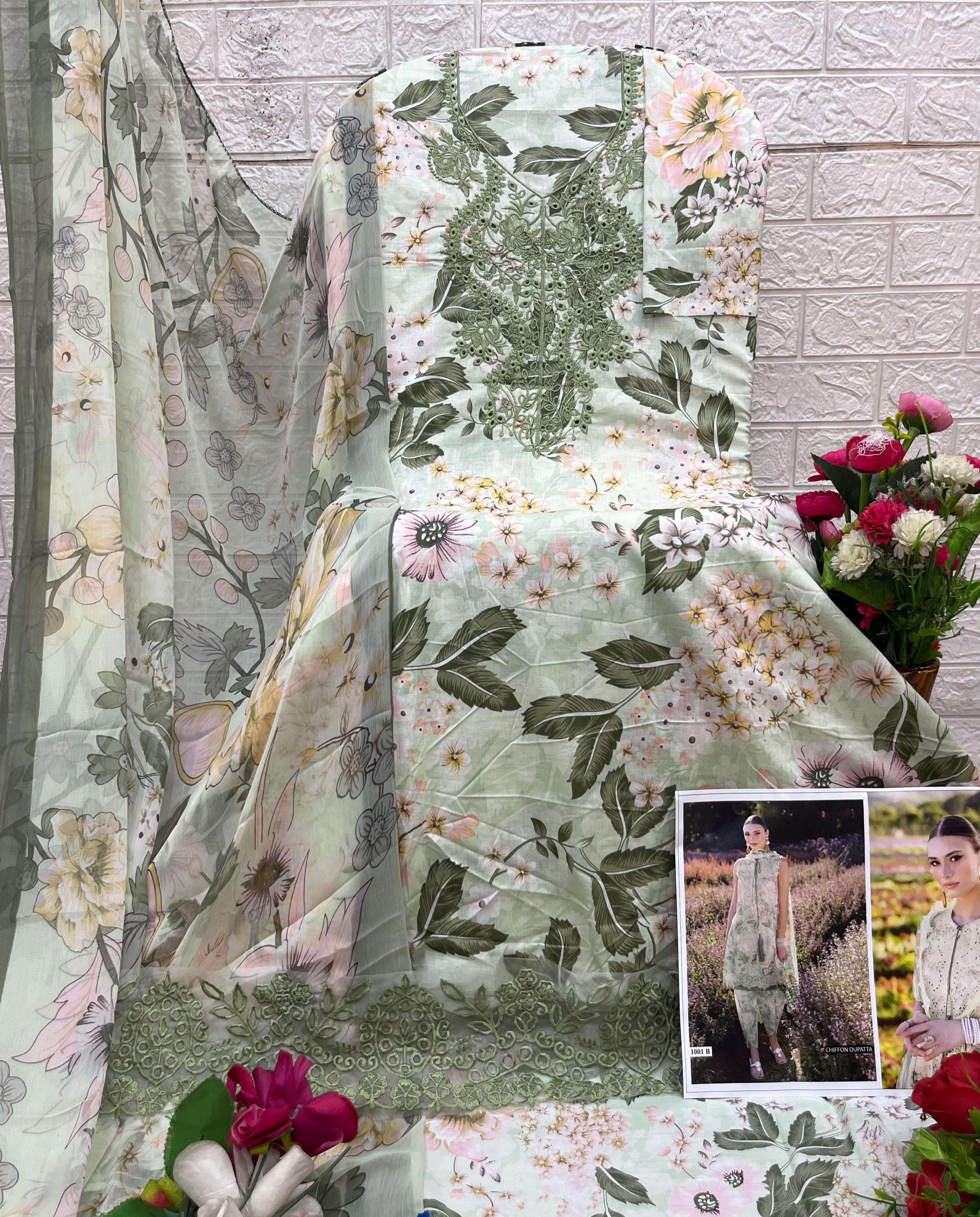 SHARADDHA DESIGNER FLORA VOL 1 L