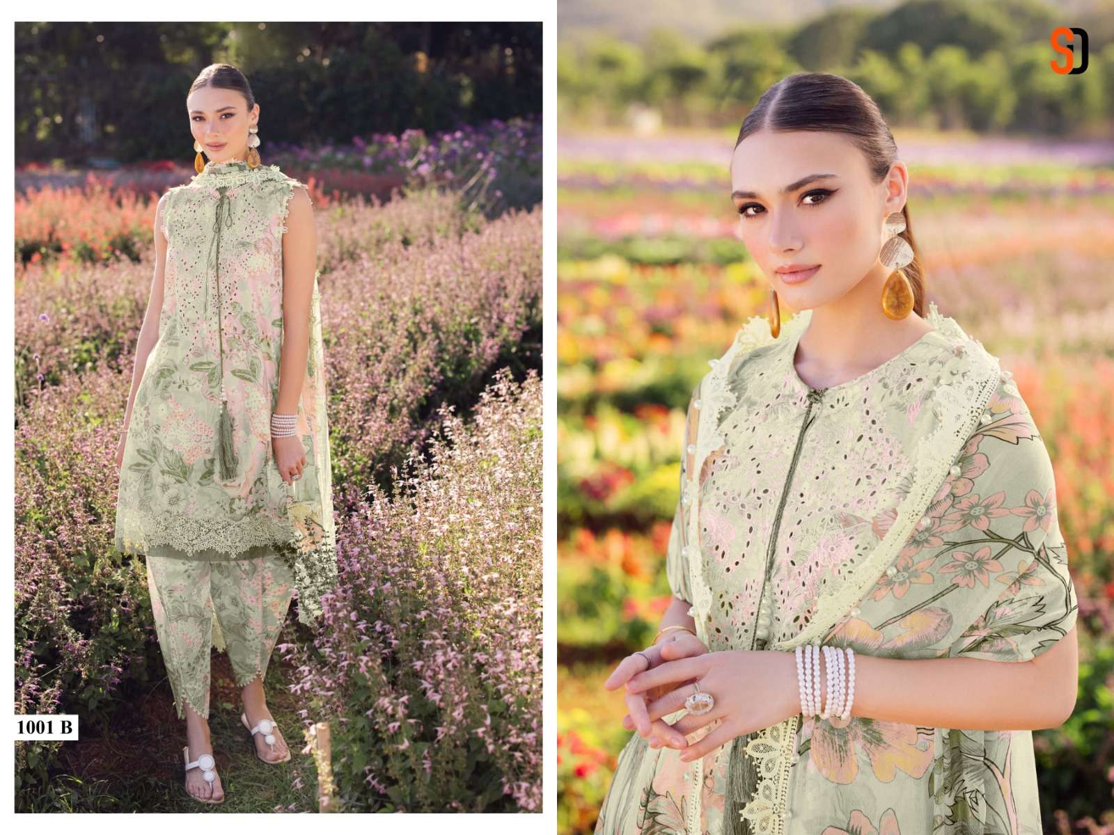 SHARADDHA DESIGNER FLORA VOL 1 L