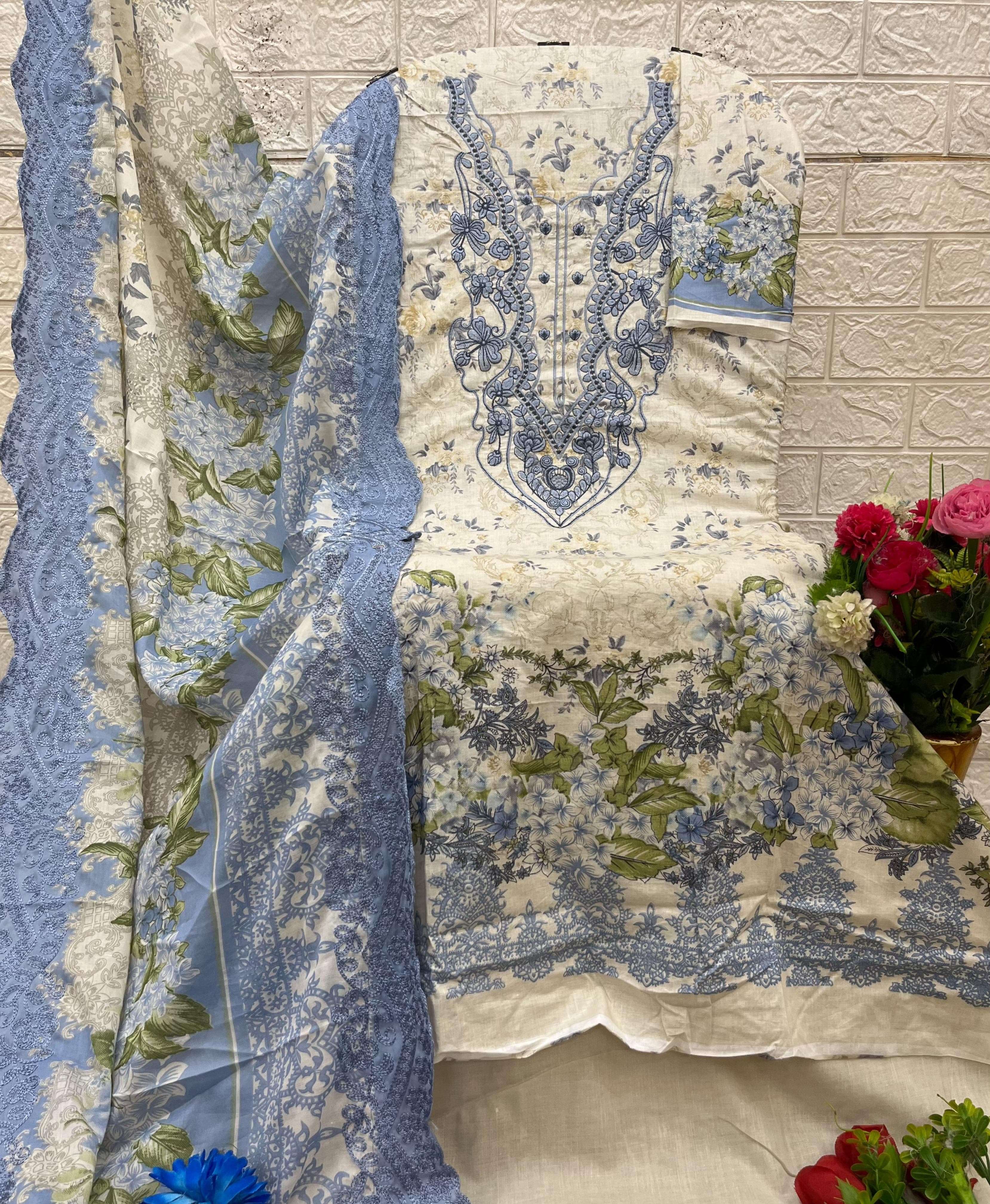  SHRADDHA DESIGNER NEEDLE WONDER DUPATTA WORK COLLECTION VOL 1